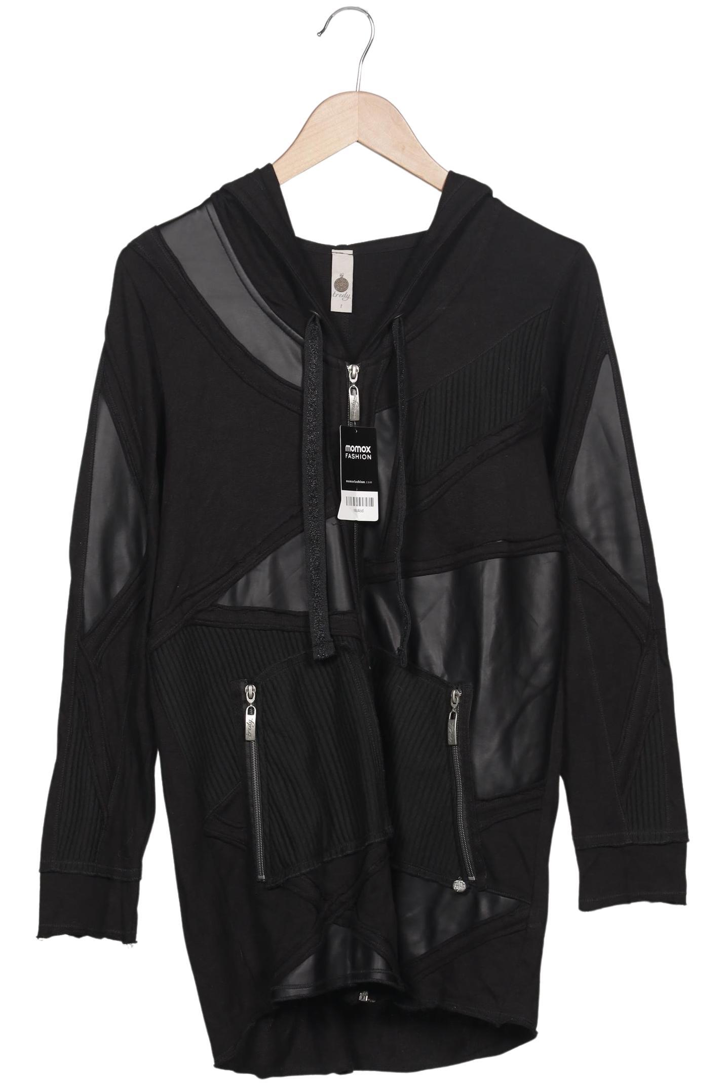 

tredy Damen Strickjacke, schwarz, Gr. 36