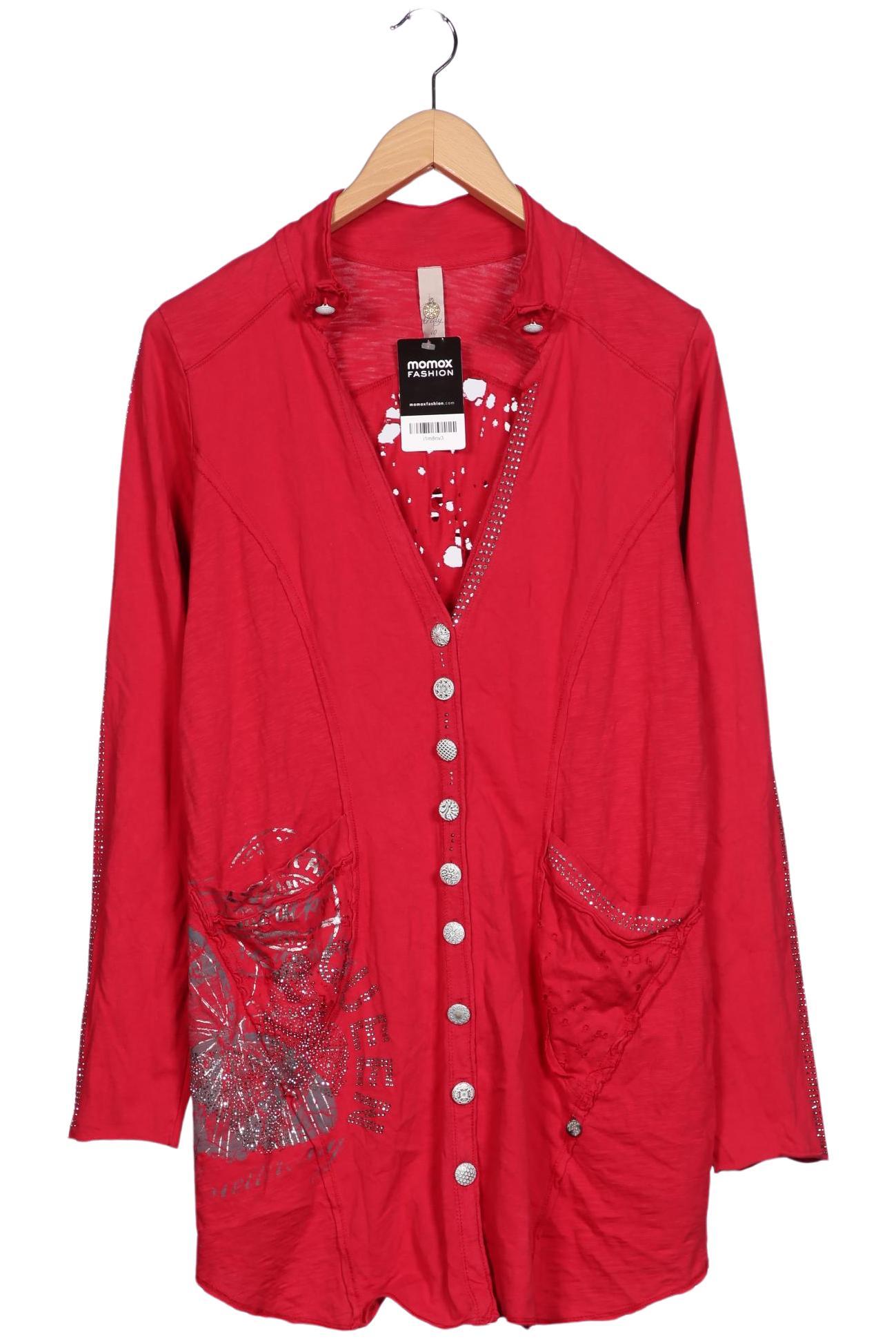 

tredy Damen Strickjacke, rot, Gr. 40