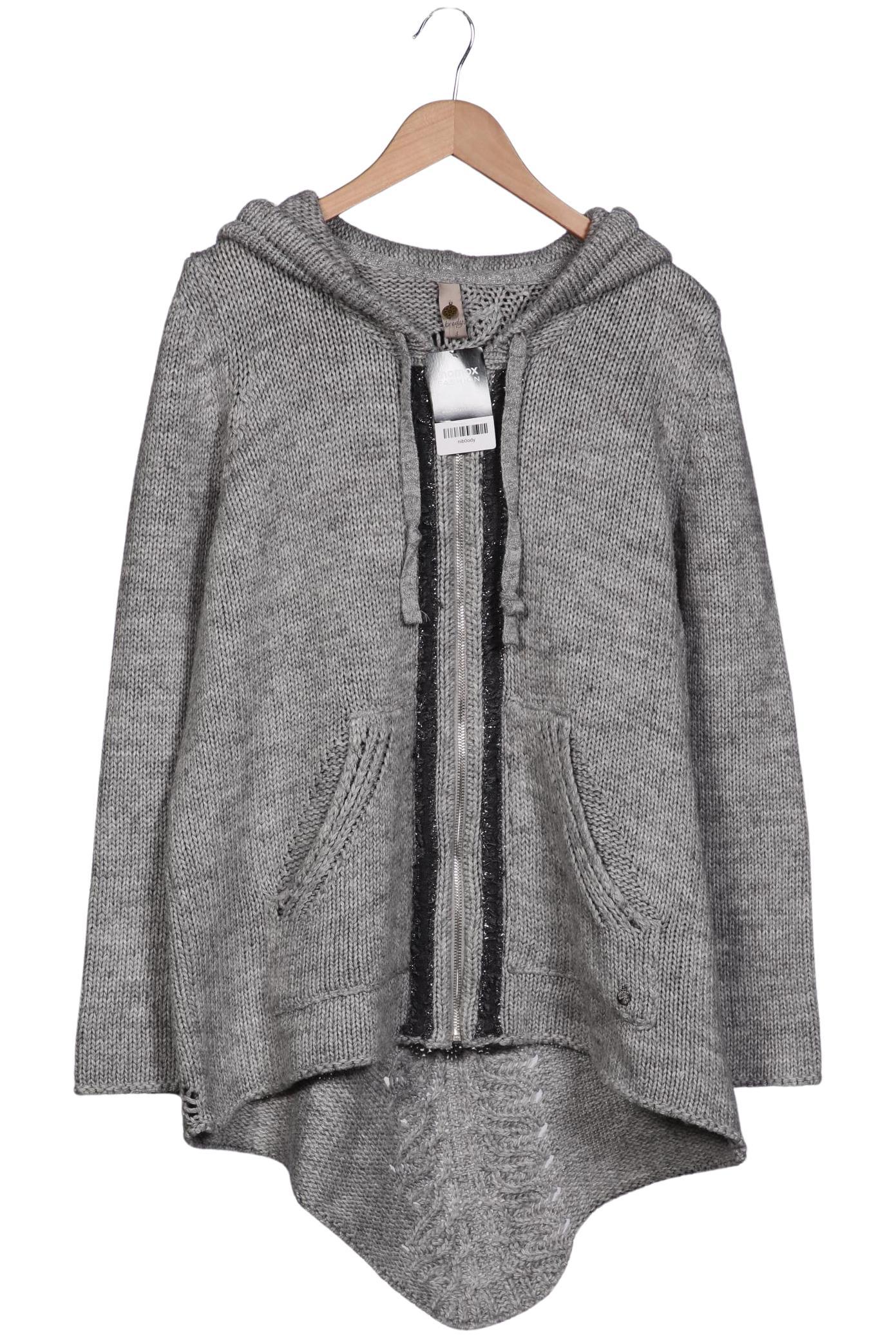 

tredy Damen Strickjacke, grau, Gr. 44