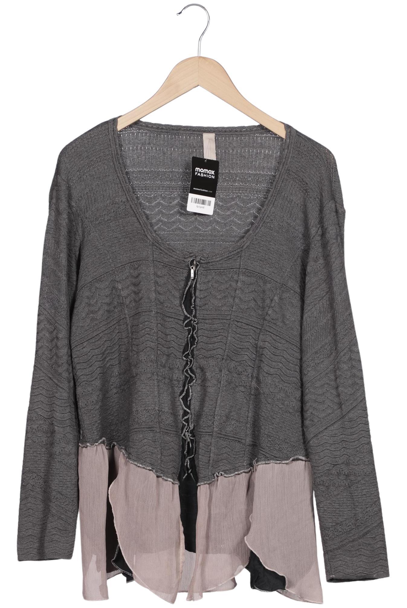 

tredy Damen Strickjacke, grau, Gr. 44