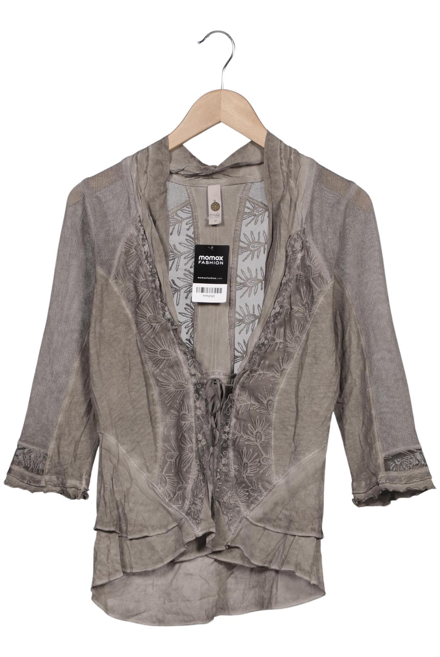 

tredy Damen Strickjacke, grau, Gr. 38