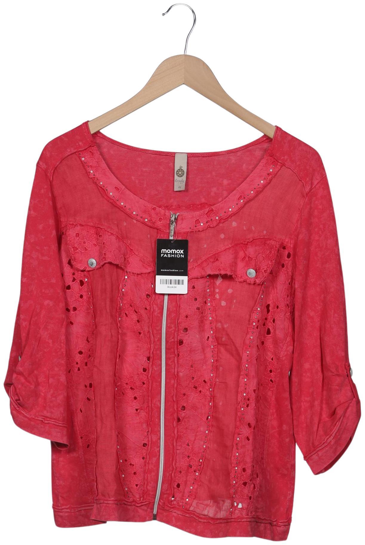

tredy Damen Strickjacke, rot, Gr. 46