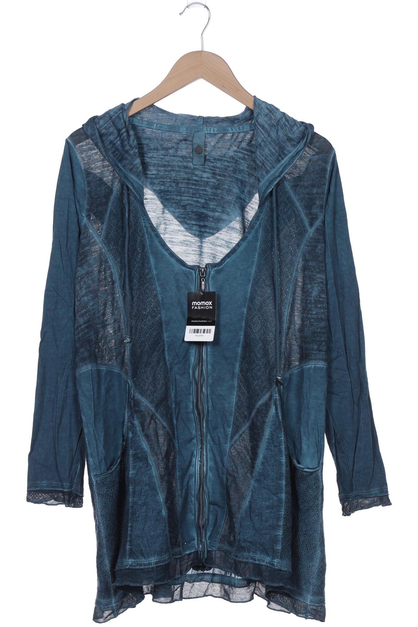 

tredy Damen Strickjacke, türkis, Gr. 48