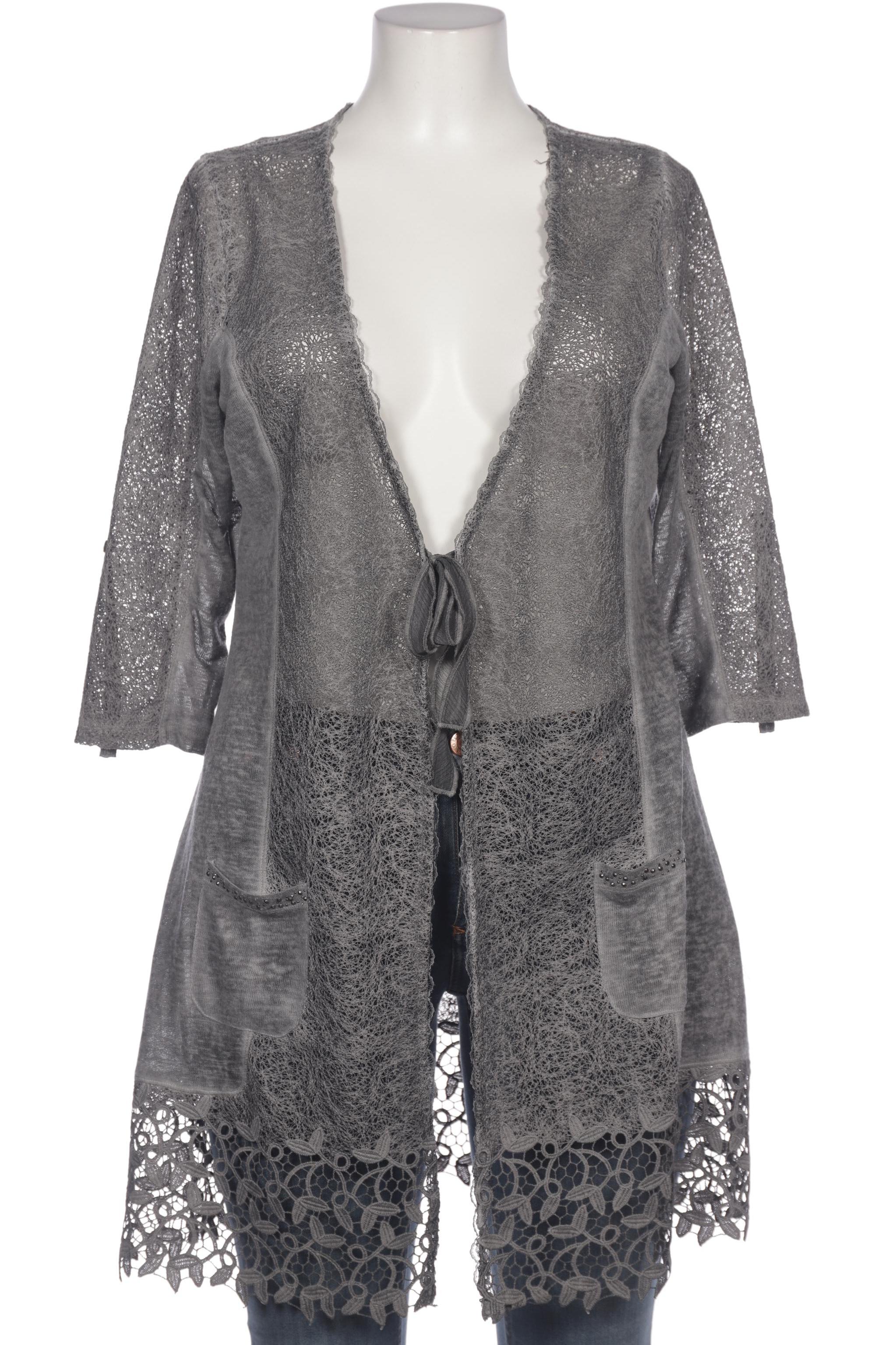 

tredy Damen Strickjacke, grau, Gr. 46