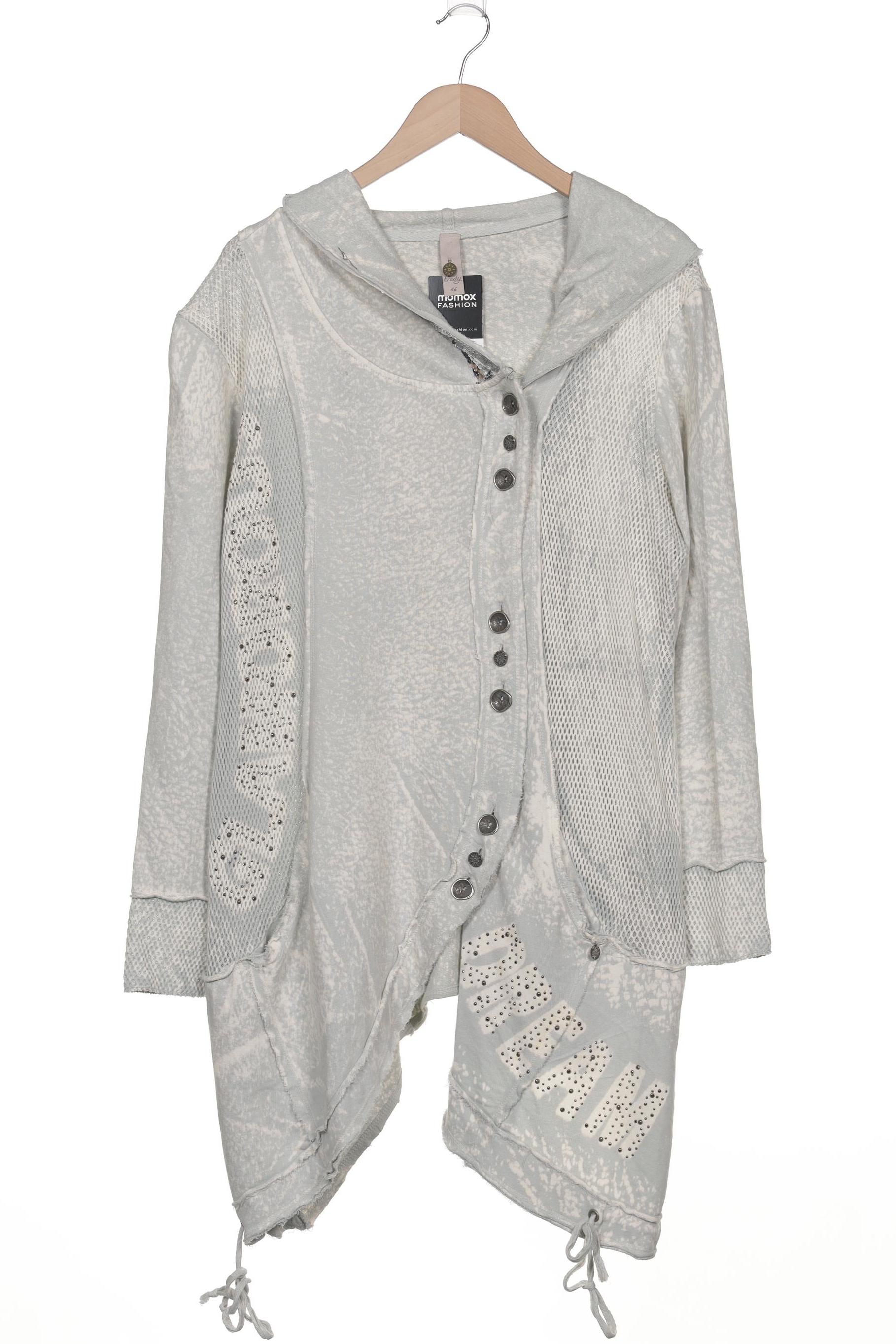 

tredy Damen Strickjacke, grau, Gr. 46