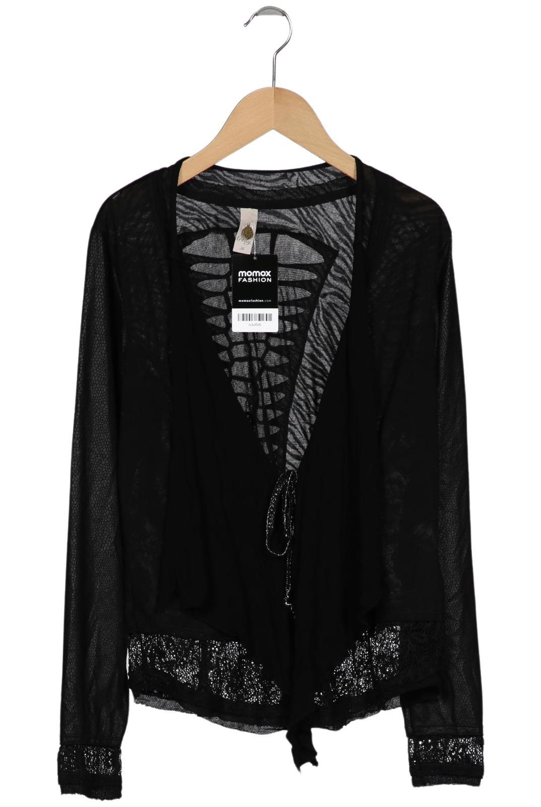 

tredy Damen Strickjacke, schwarz, Gr. 36