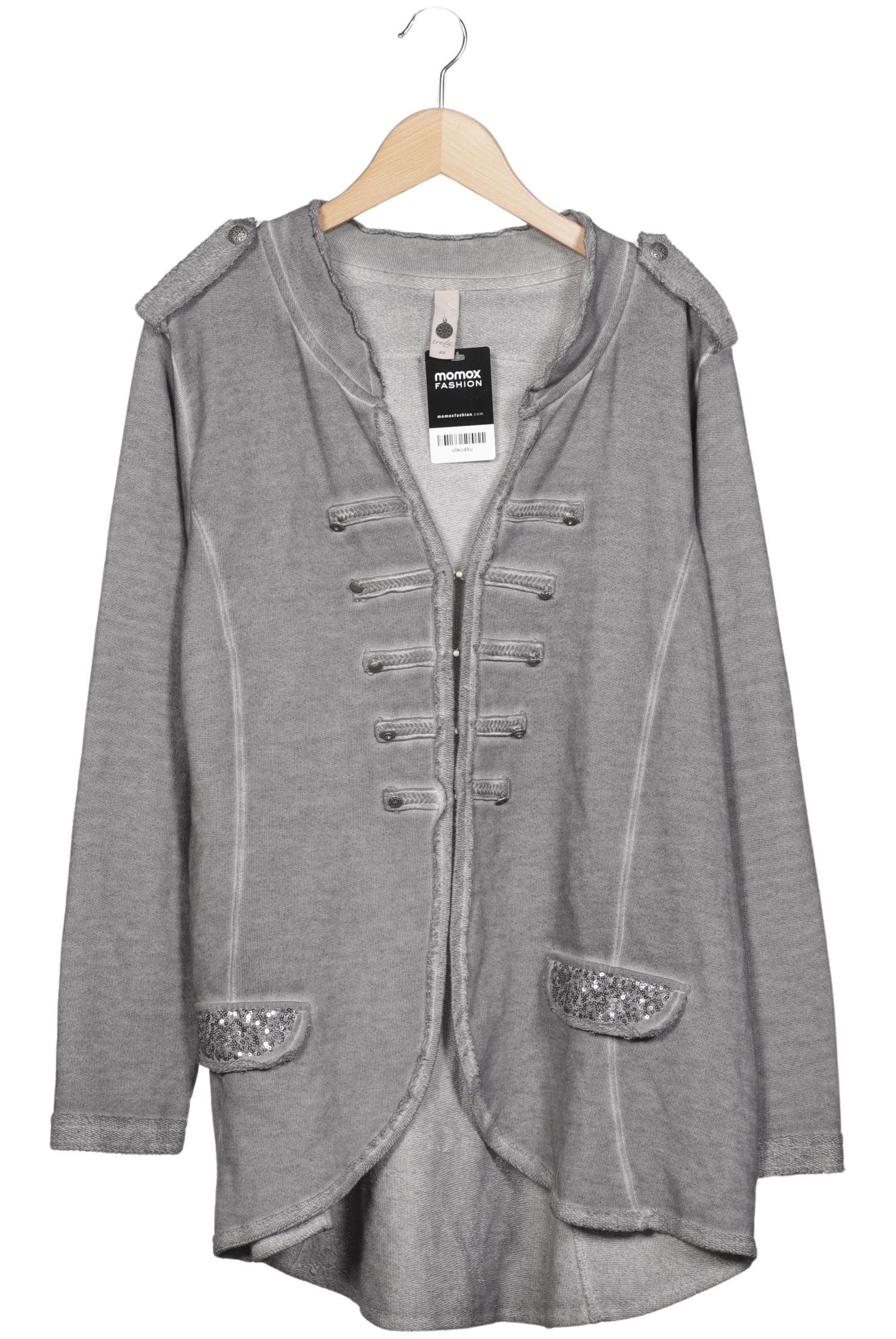 

tredy Damen Strickjacke, grau, Gr. 48