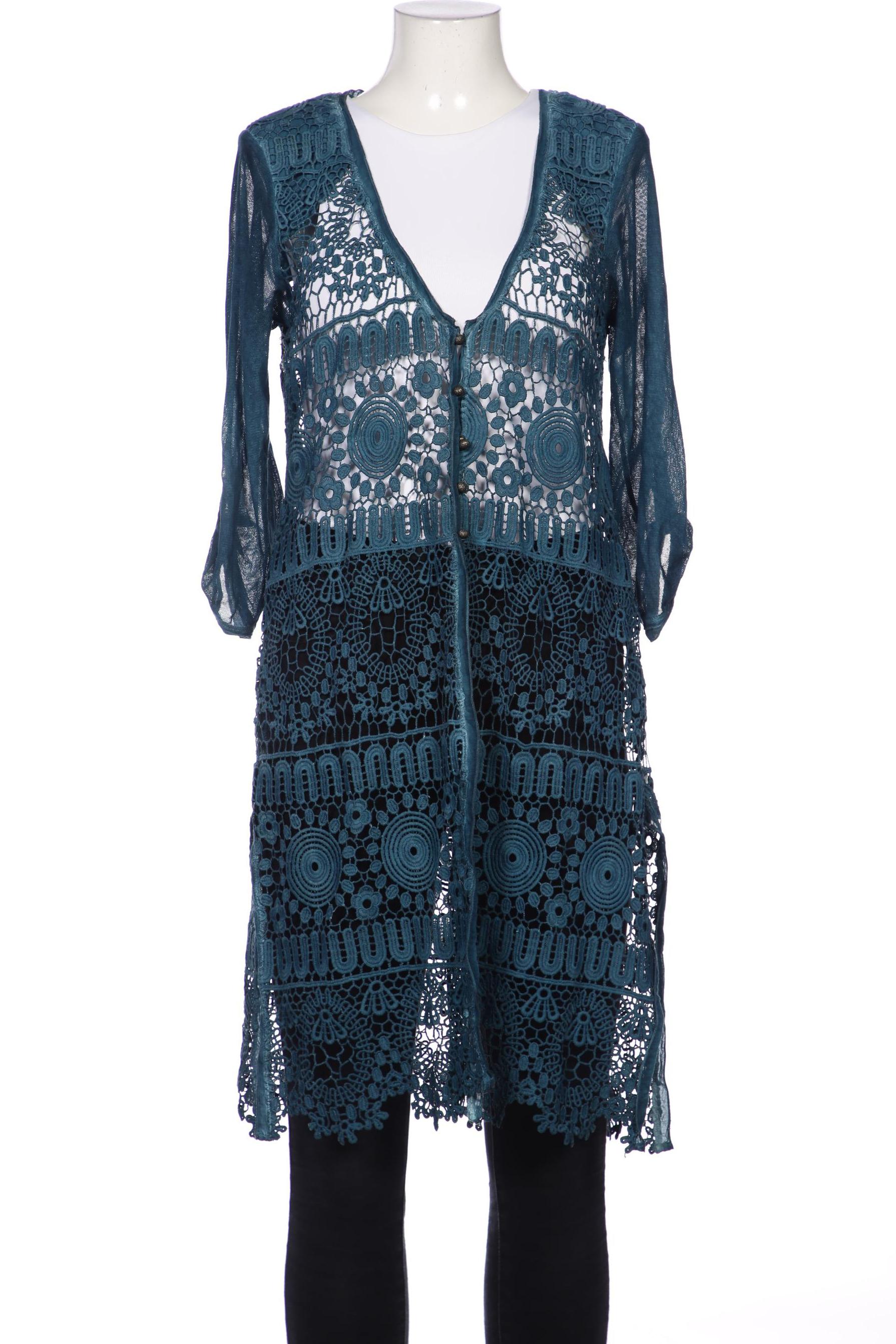 

tredy Damen Strickjacke, türkis, Gr. 40