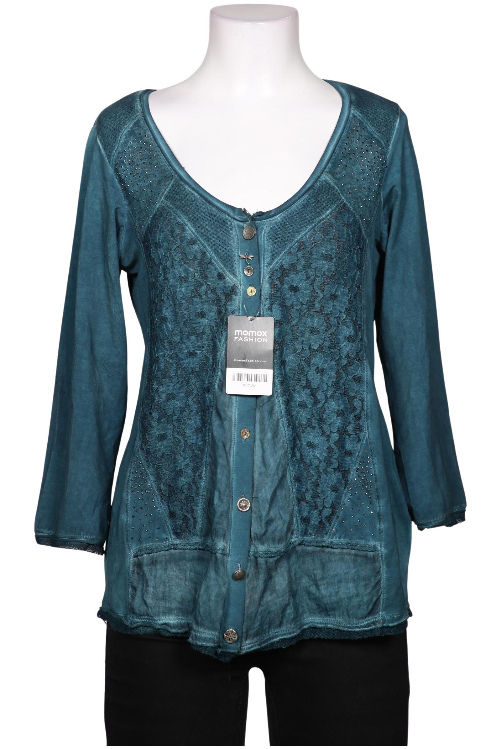 

tredy Damen Strickjacke, türkis, Gr. 36