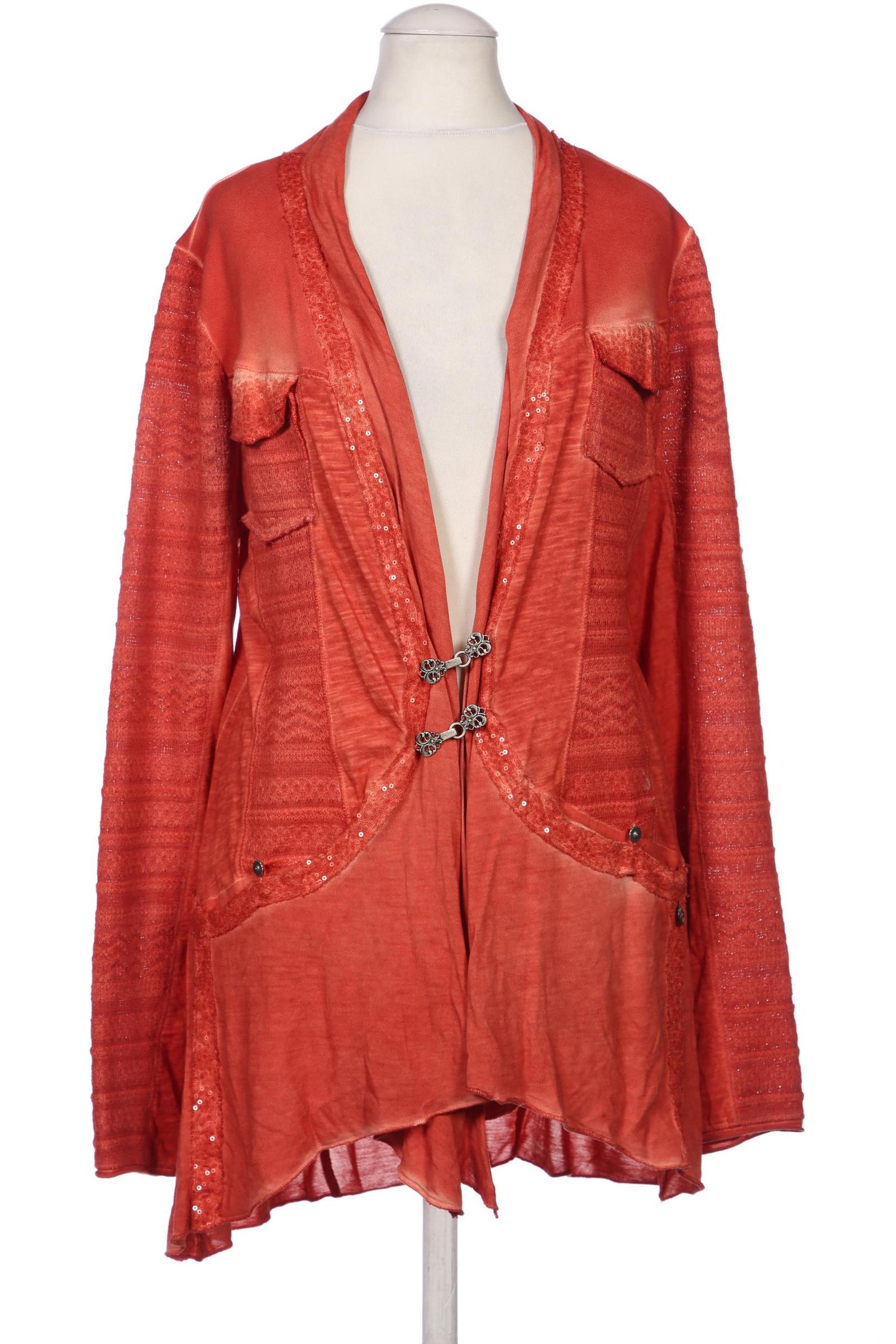 

tredy Damen Strickjacke, orange, Gr. 36