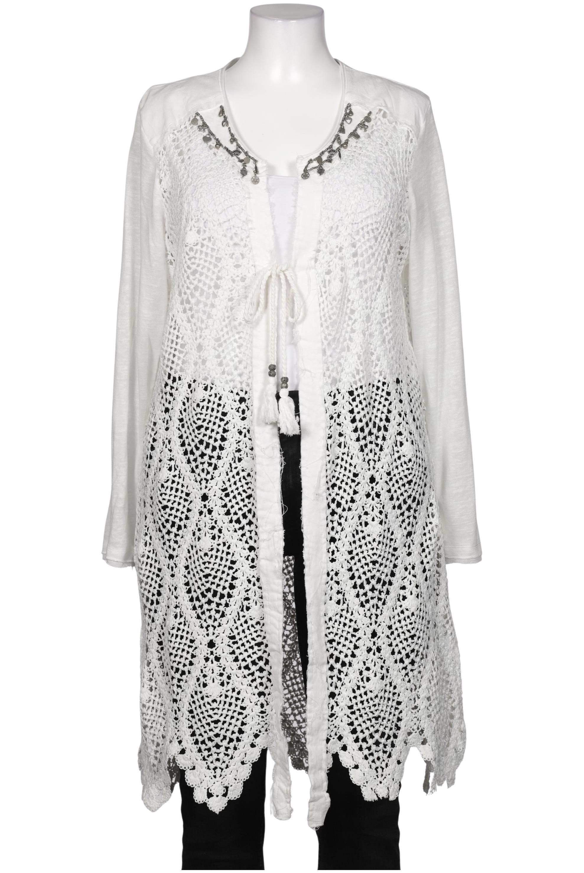 

tredy Damen Strickjacke, weiß, Gr. 46