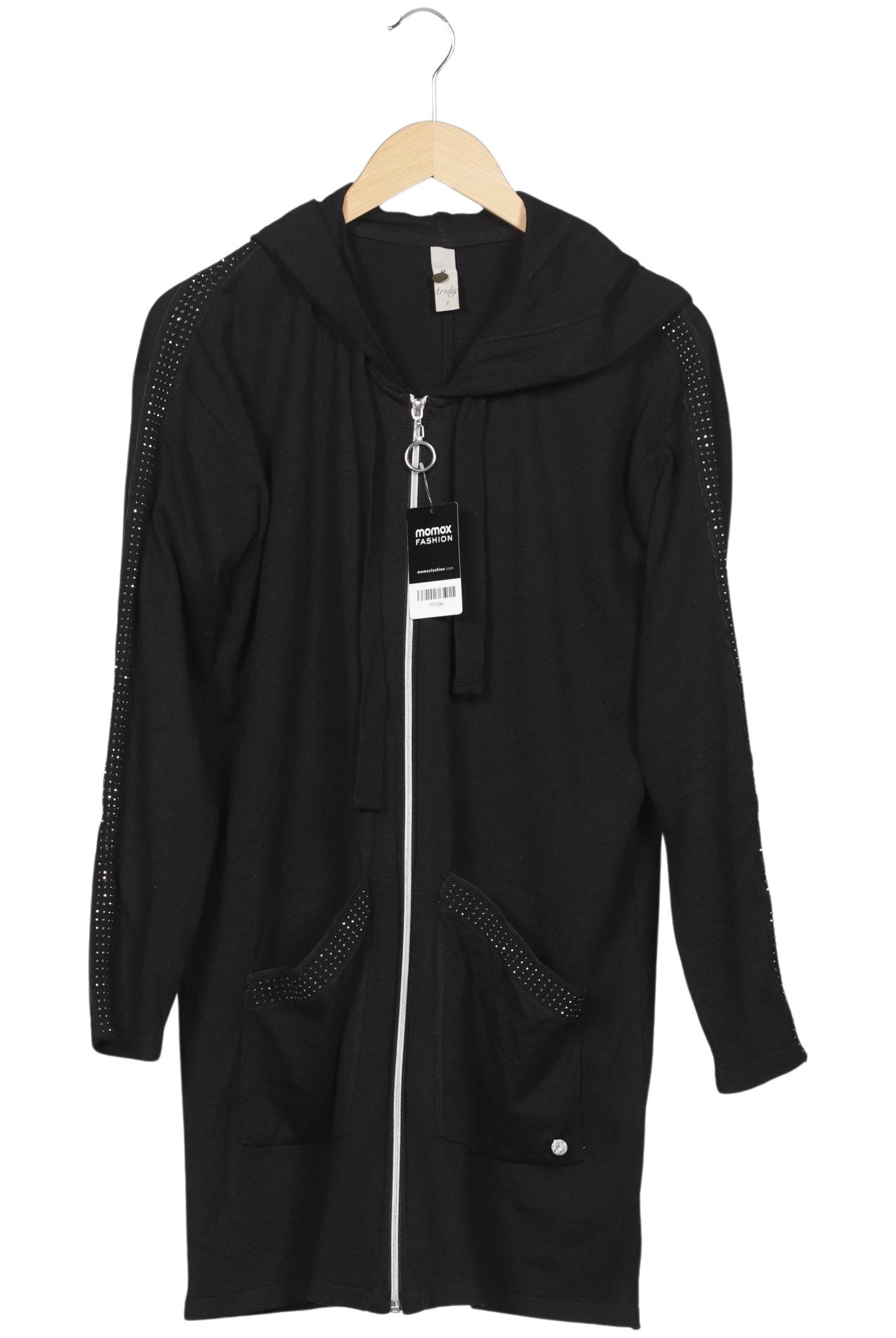 

tredy Damen Strickjacke, schwarz, Gr. 46