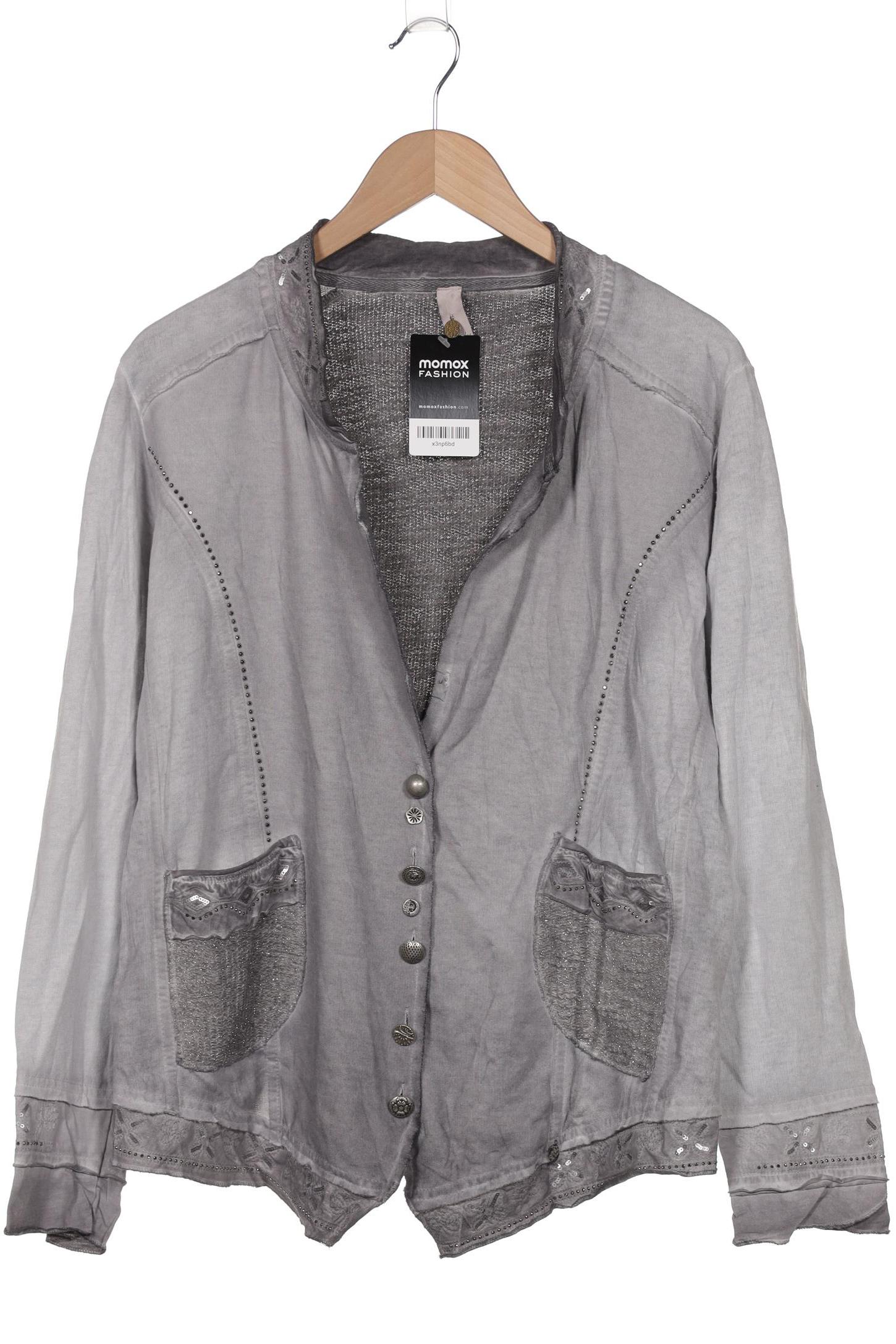

tredy Damen Strickjacke, grau, Gr. 44