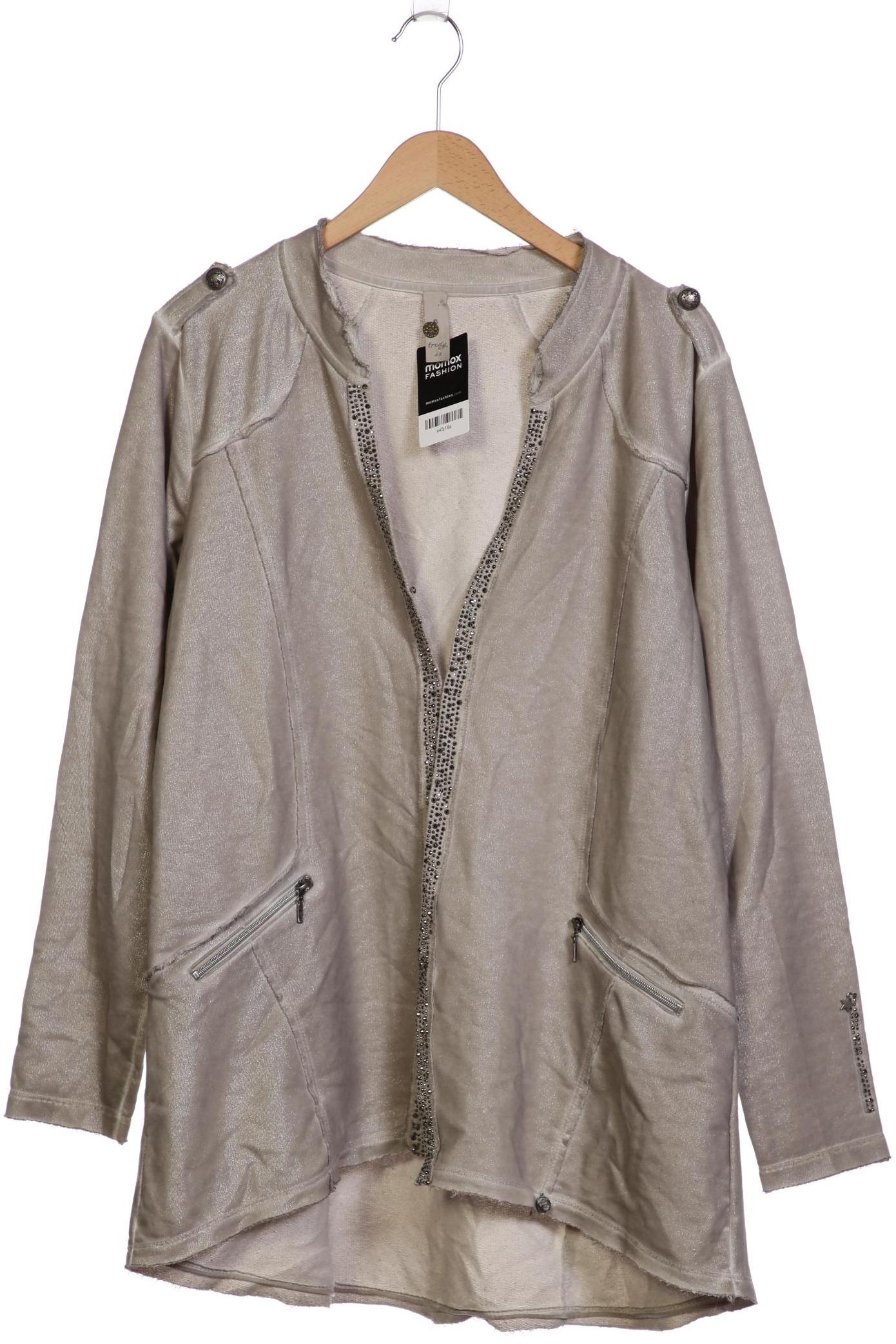 

tredy Damen Strickjacke, beige, Gr. 48