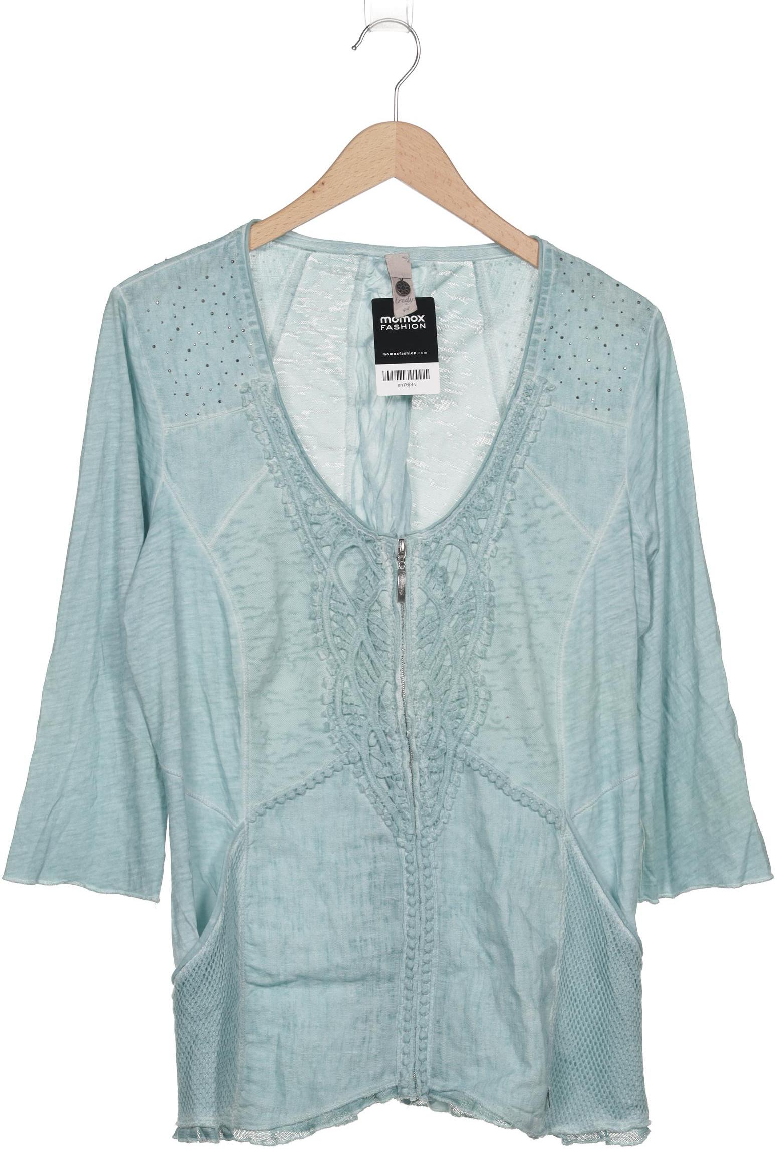 

tredy Damen Strickjacke, hellblau, Gr. 44