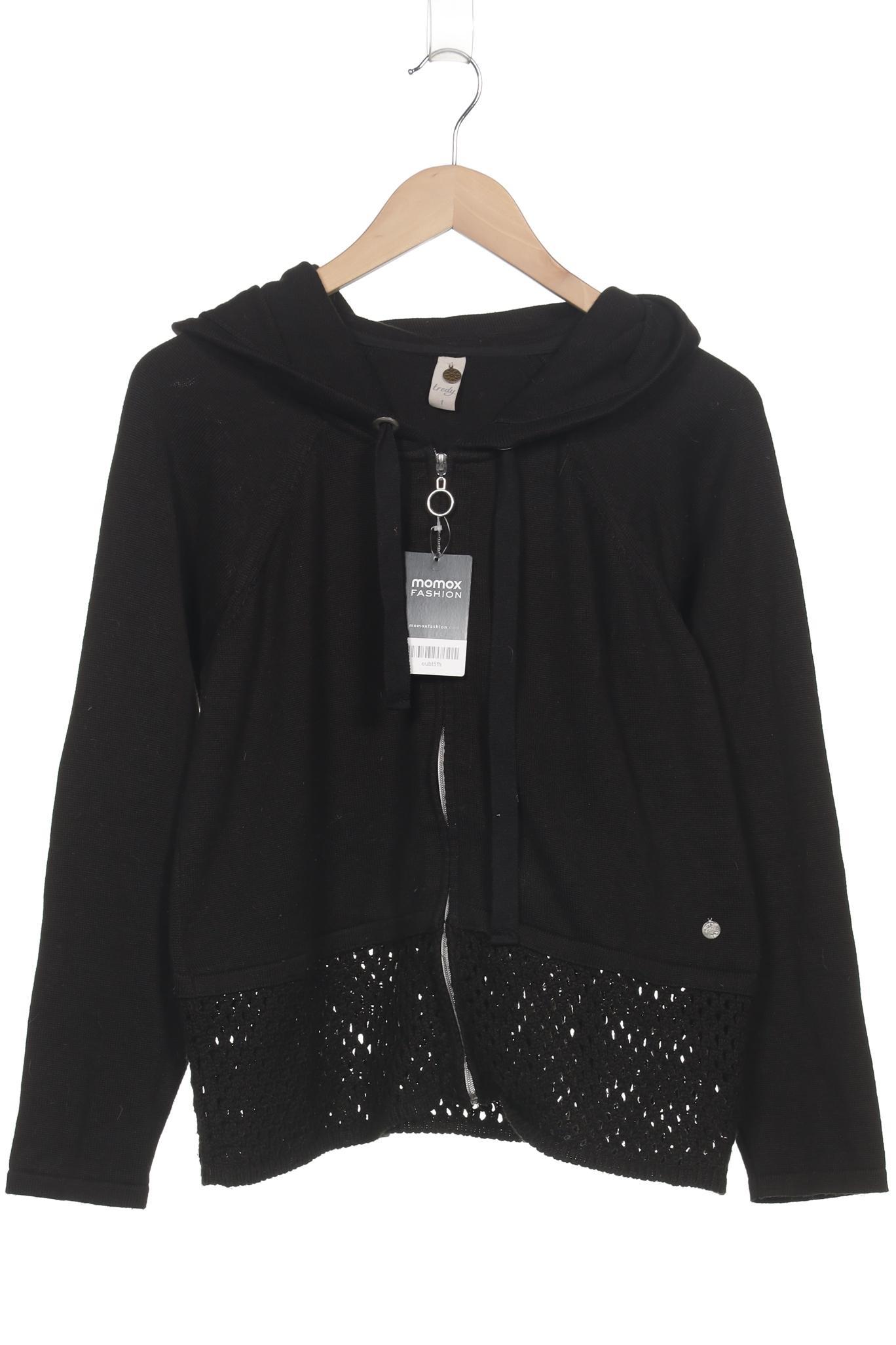 

tredy Damen Strickjacke, schwarz, Gr. 44