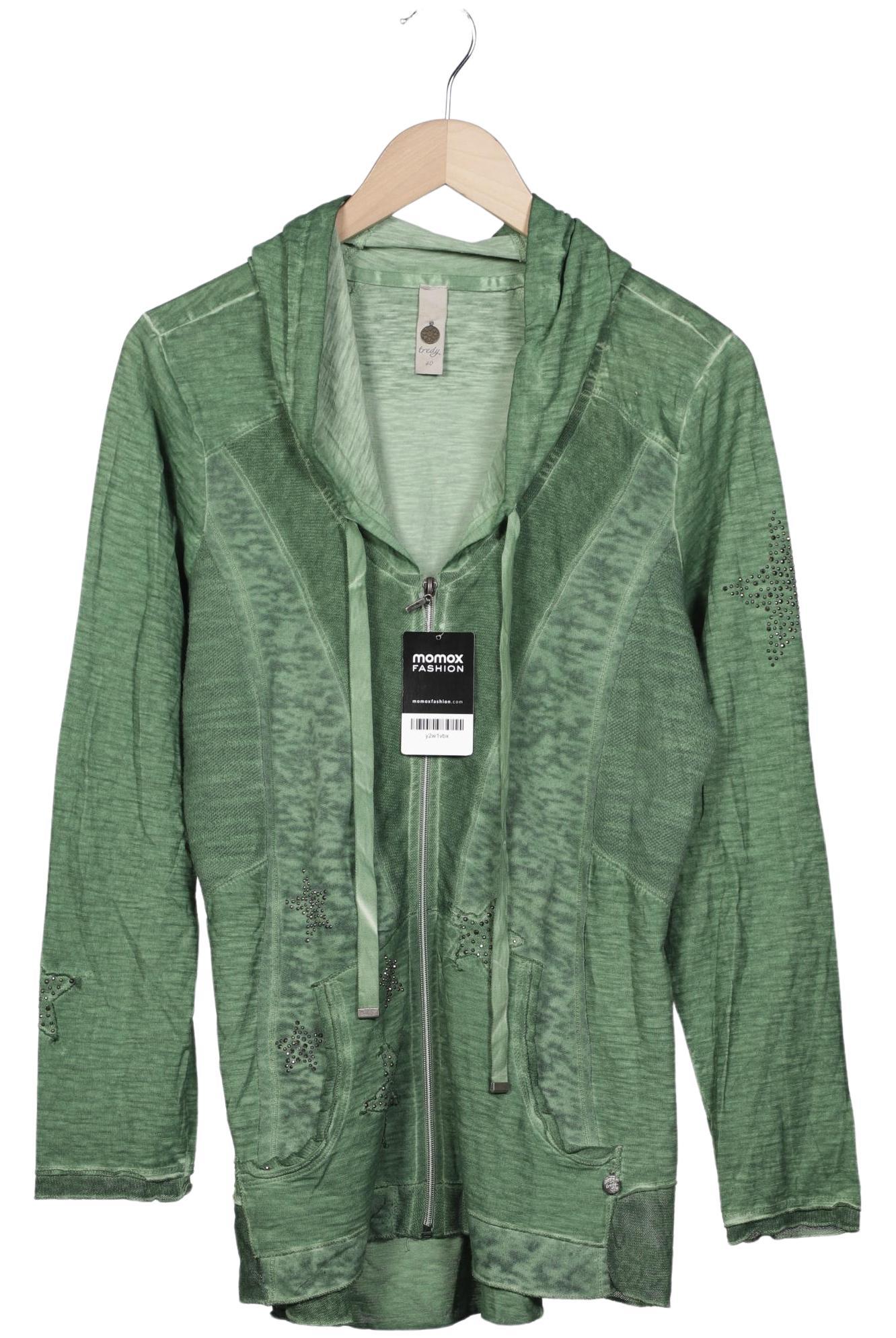 

tredy Damen Strickjacke, grün, Gr. 40