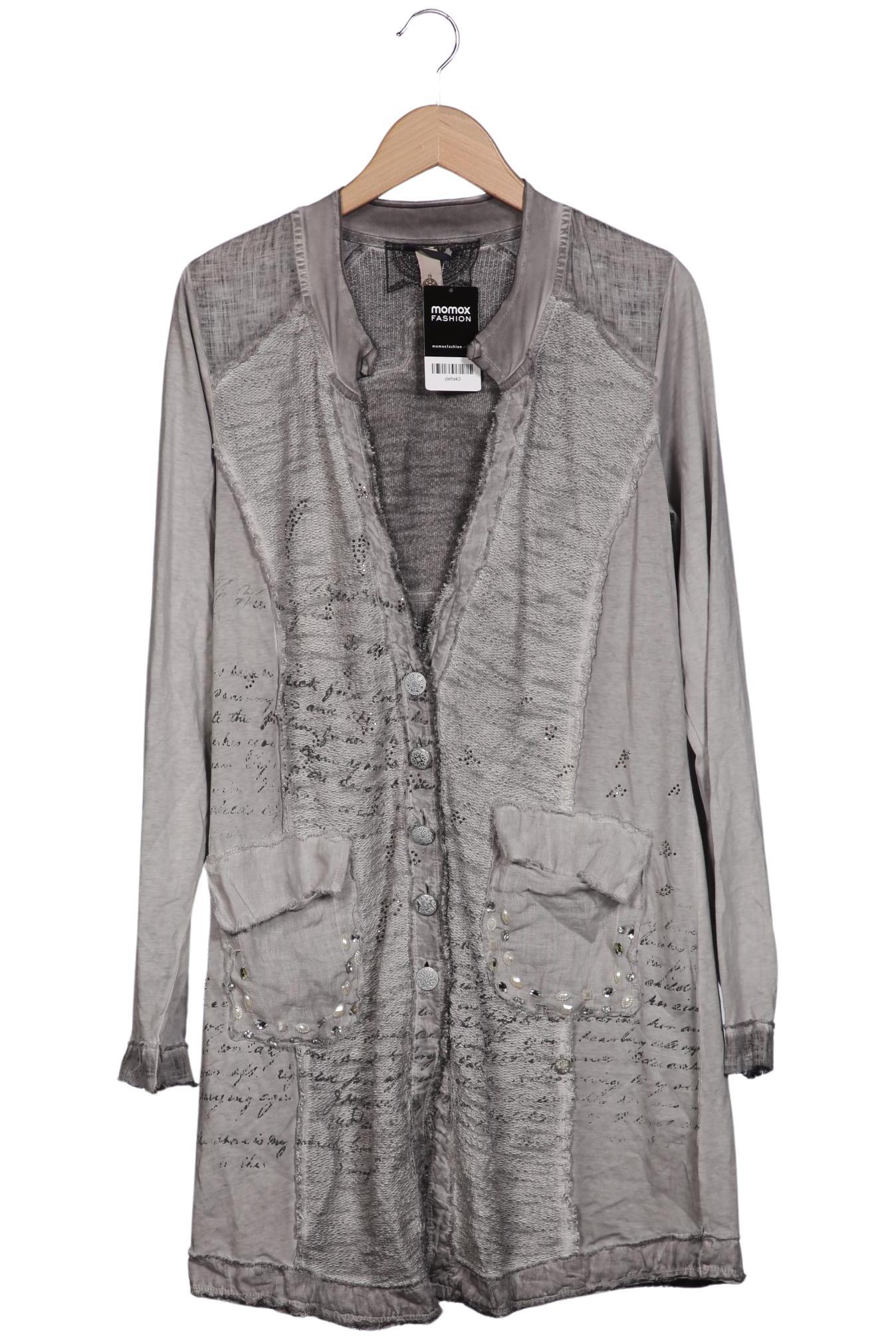 

tredy Damen Strickjacke, grau, Gr. 40