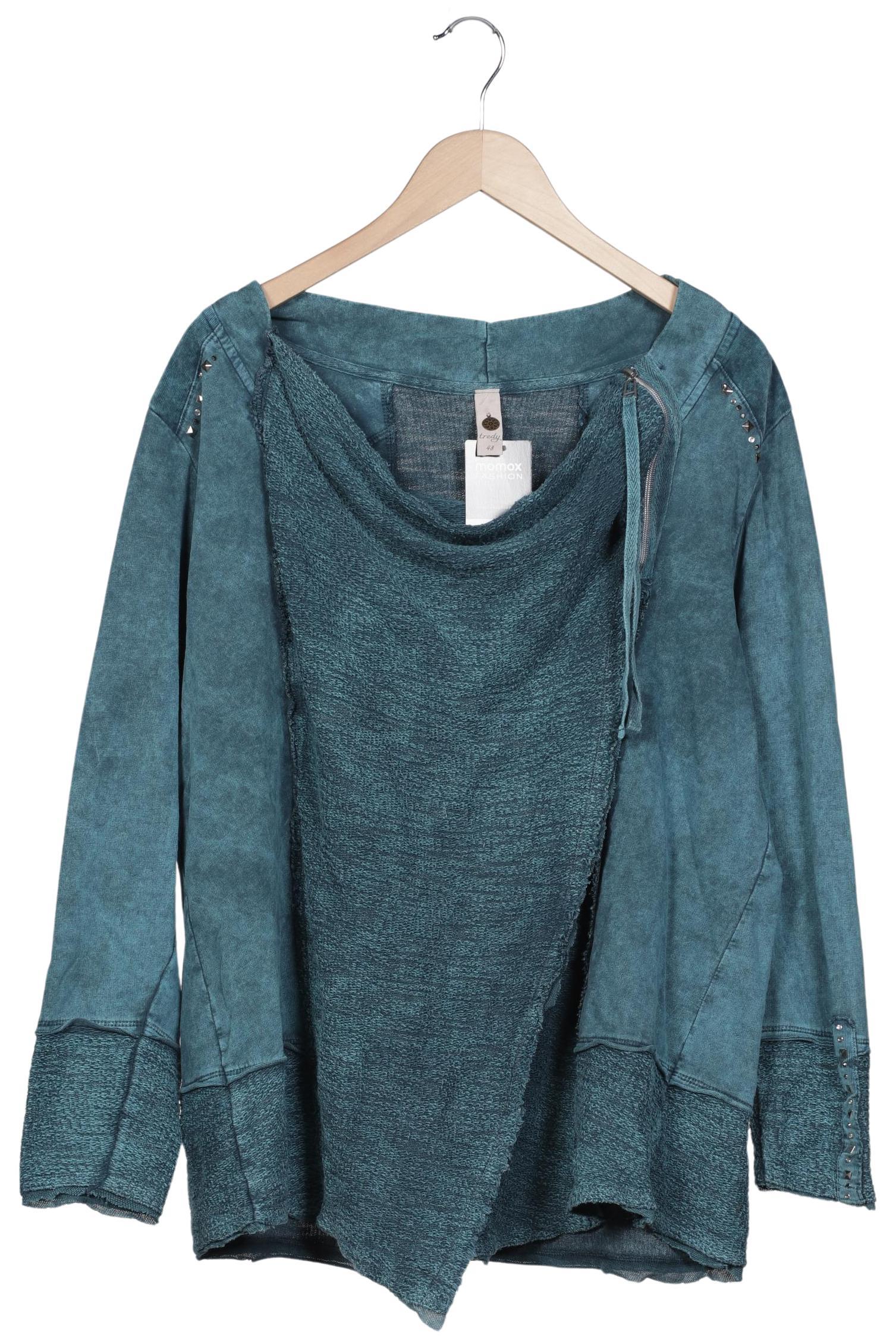 

tredy Damen Sweatshirt, türkis, Gr. 48