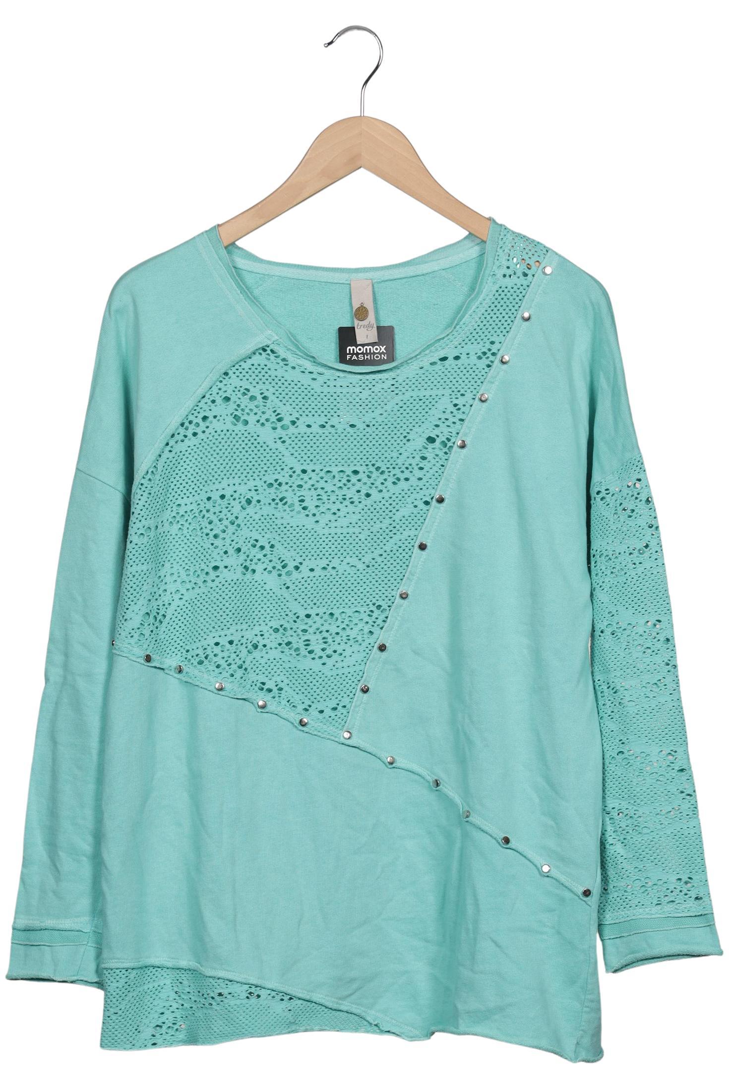 

tredy Damen Sweatshirt, türkis, Gr. 38