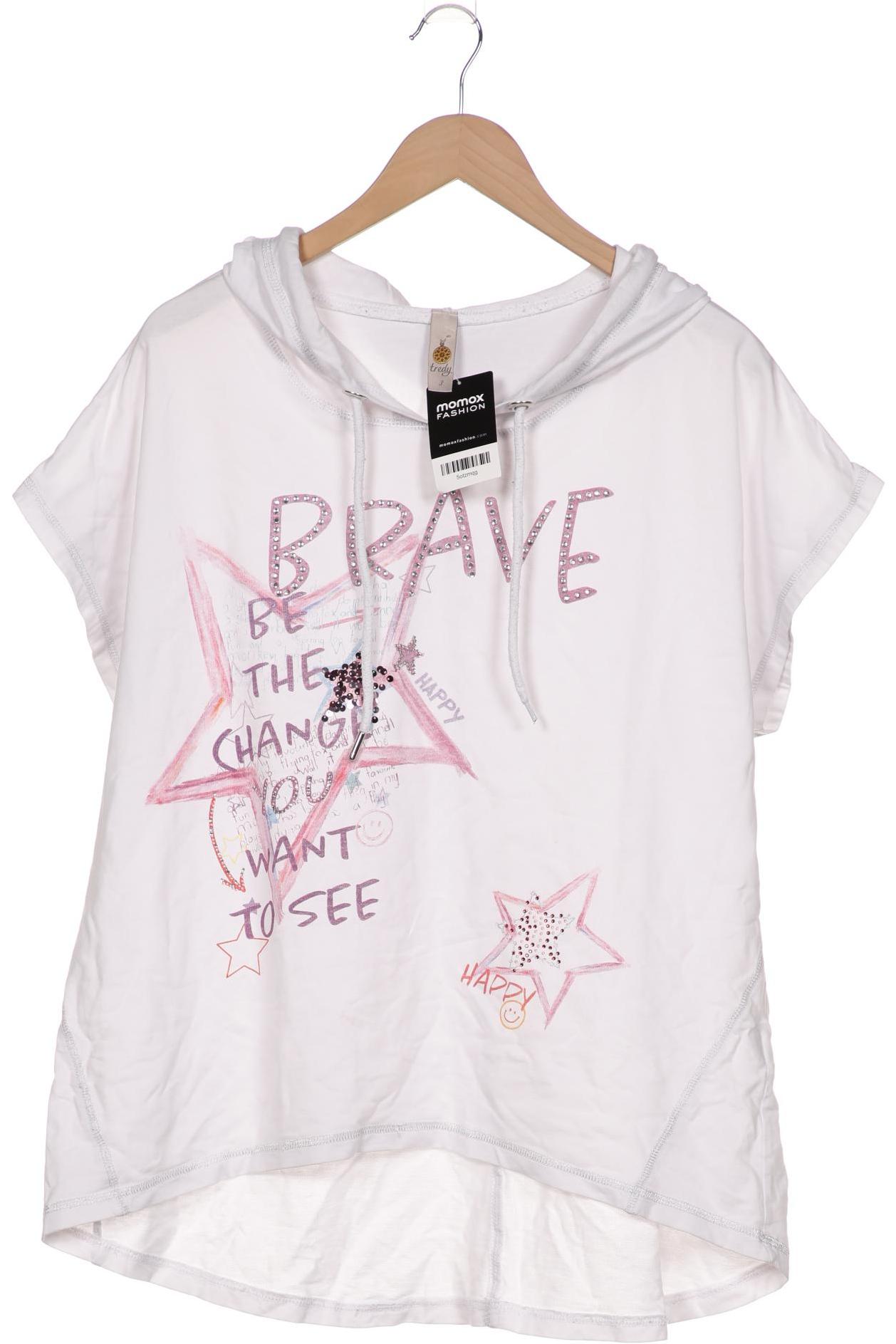 

tredy Damen Sweatshirt, weiß, Gr. 44