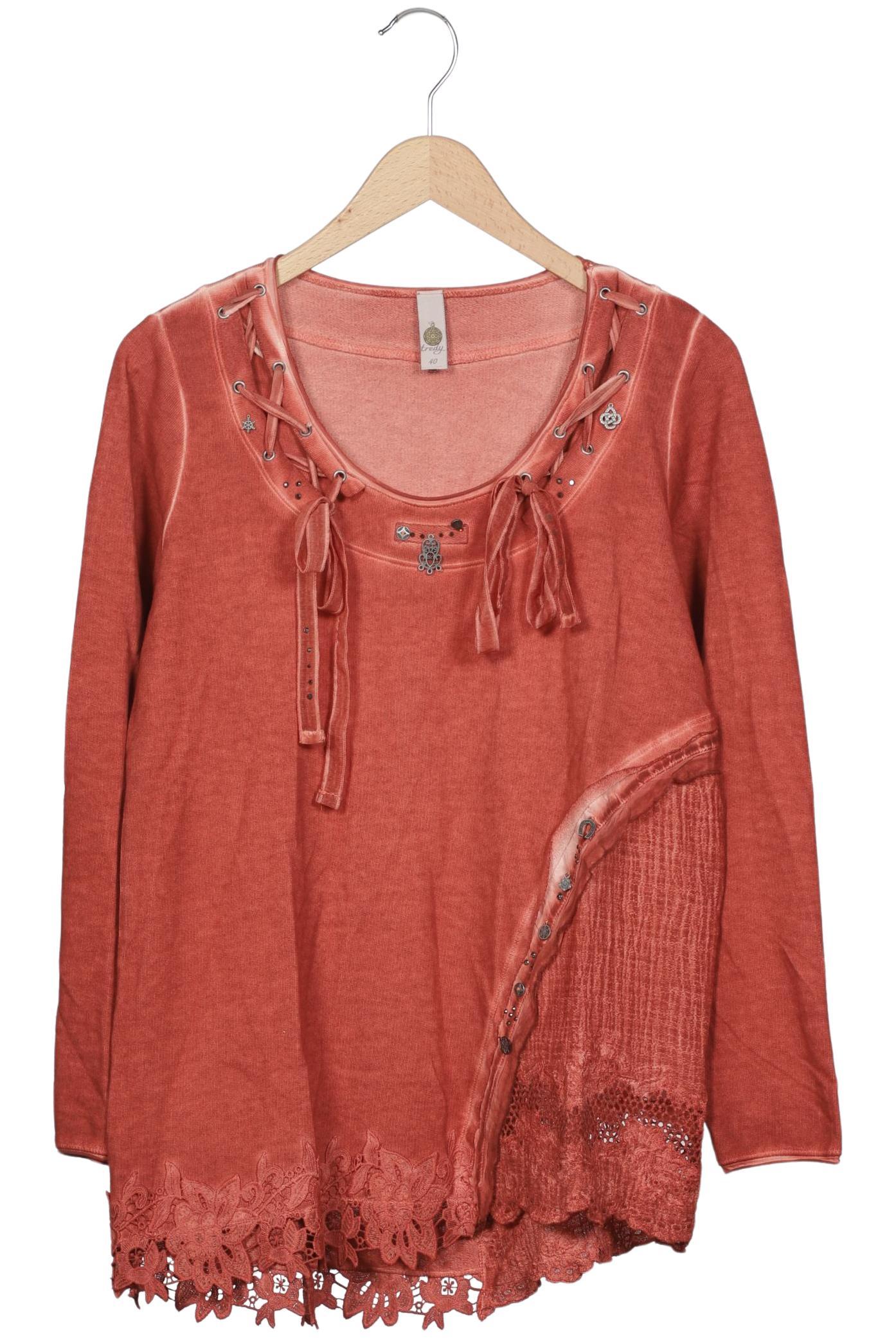 

tredy Damen Sweatshirt, rot, Gr. 40