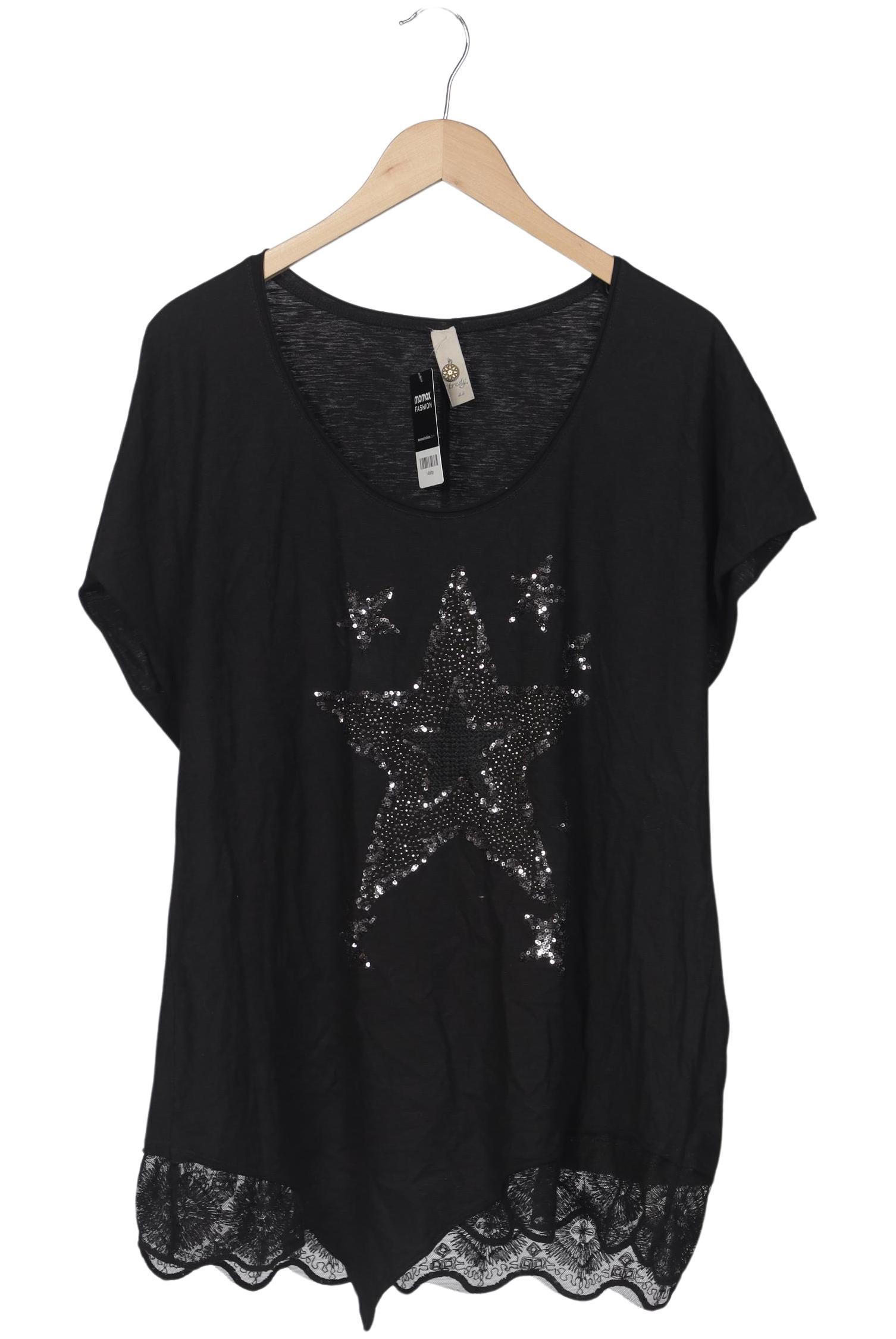 

tredy Damen T-Shirt, schwarz, Gr. 44