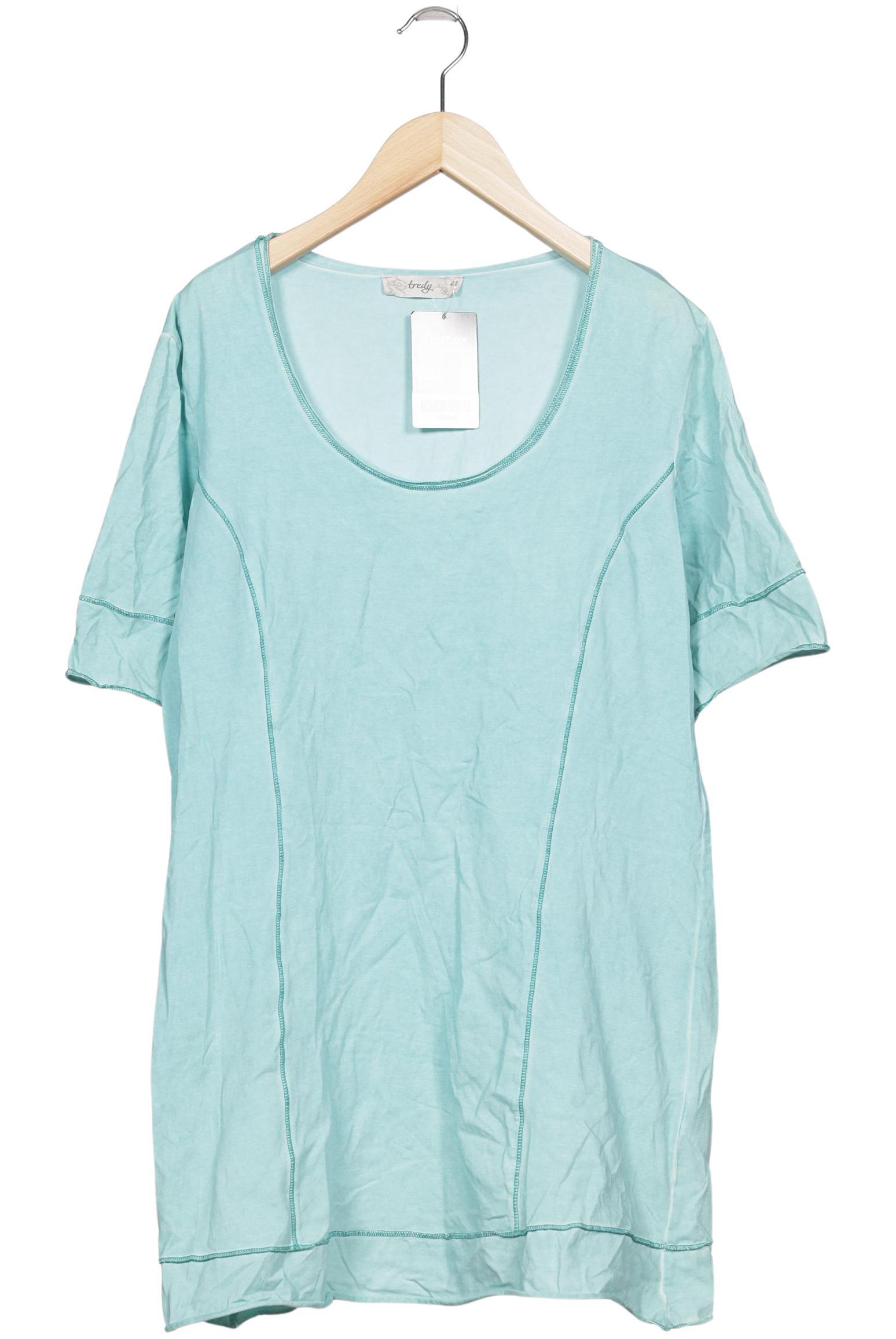 

tredy Damen T-Shirt, türkis, Gr. 42