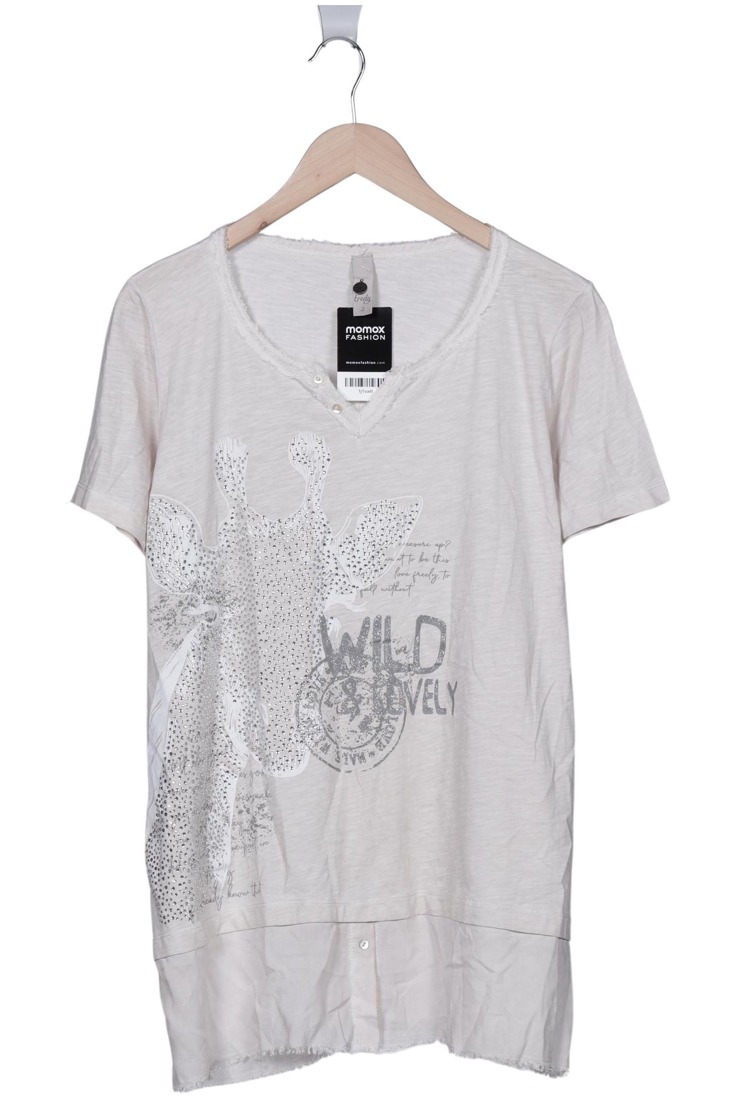 

tredy Damen T-Shirt, beige, Gr. 40