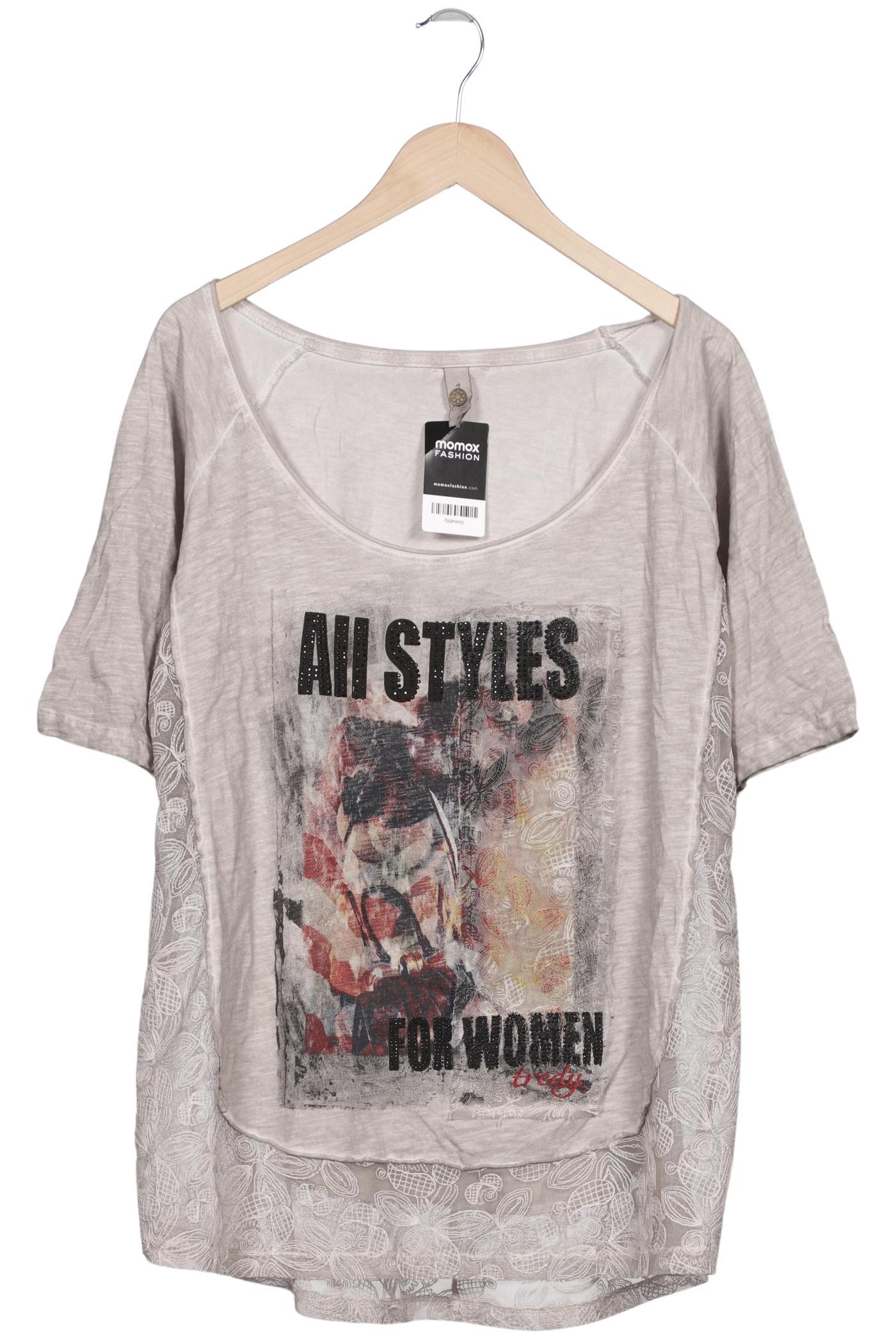 

tredy Damen T-Shirt, grau, Gr. 48