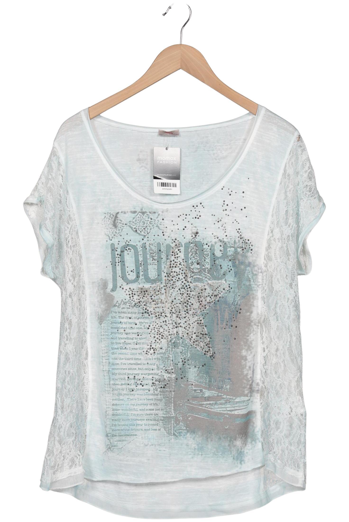 

tredy Damen T-Shirt, hellblau, Gr. 44