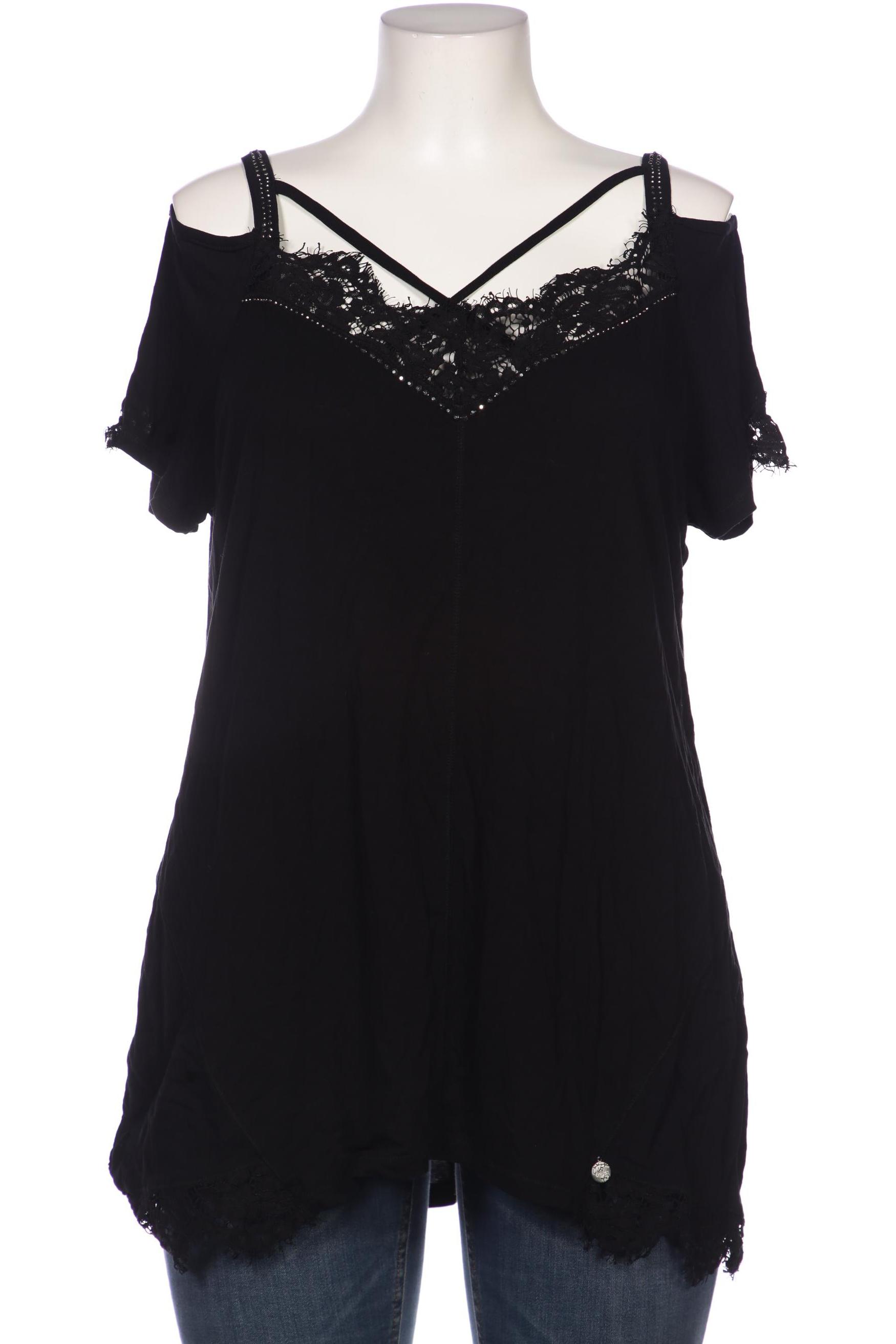 

tredy Damen T-Shirt, schwarz, Gr. 48