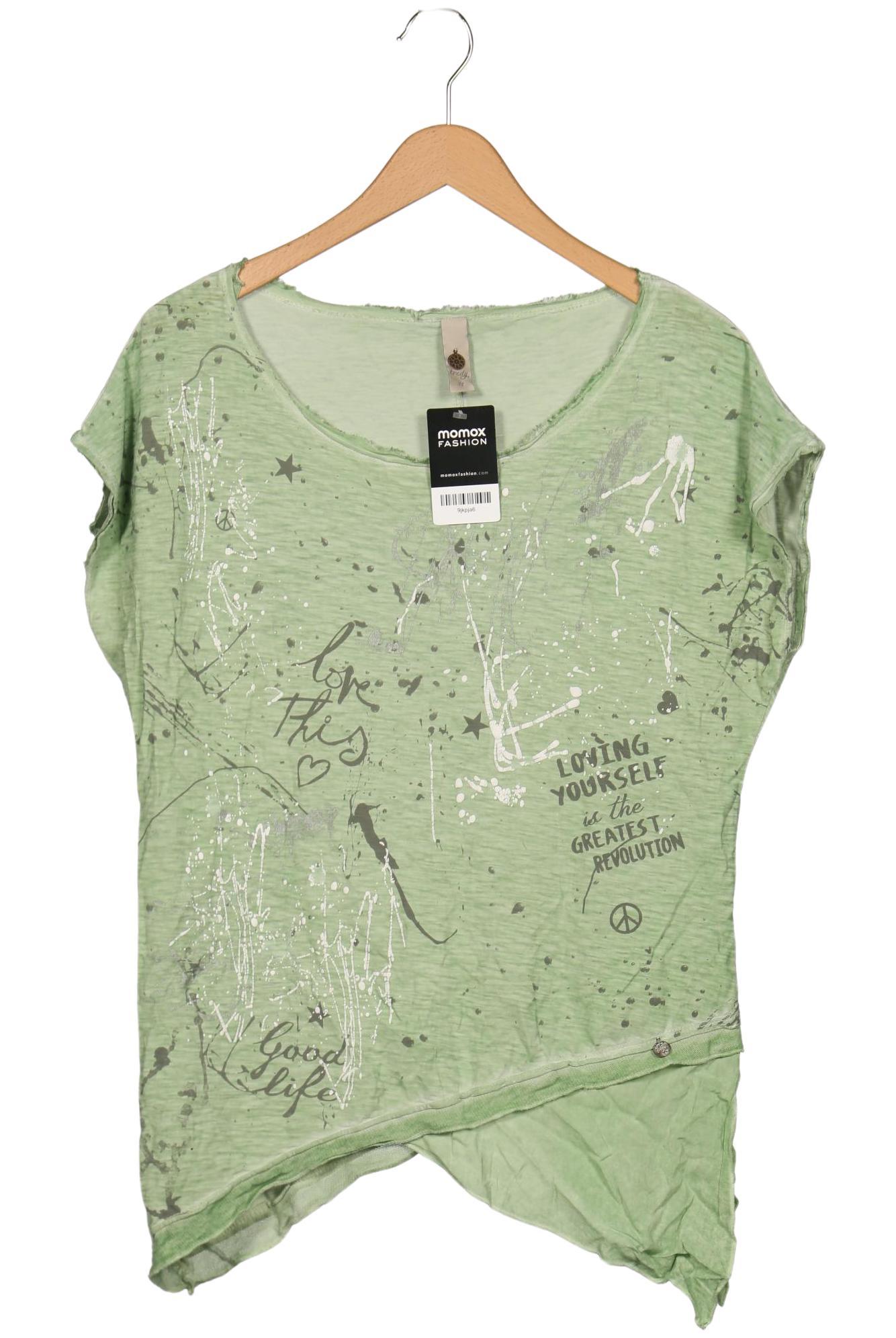 

tredy Damen T-Shirt, grün, Gr. 38