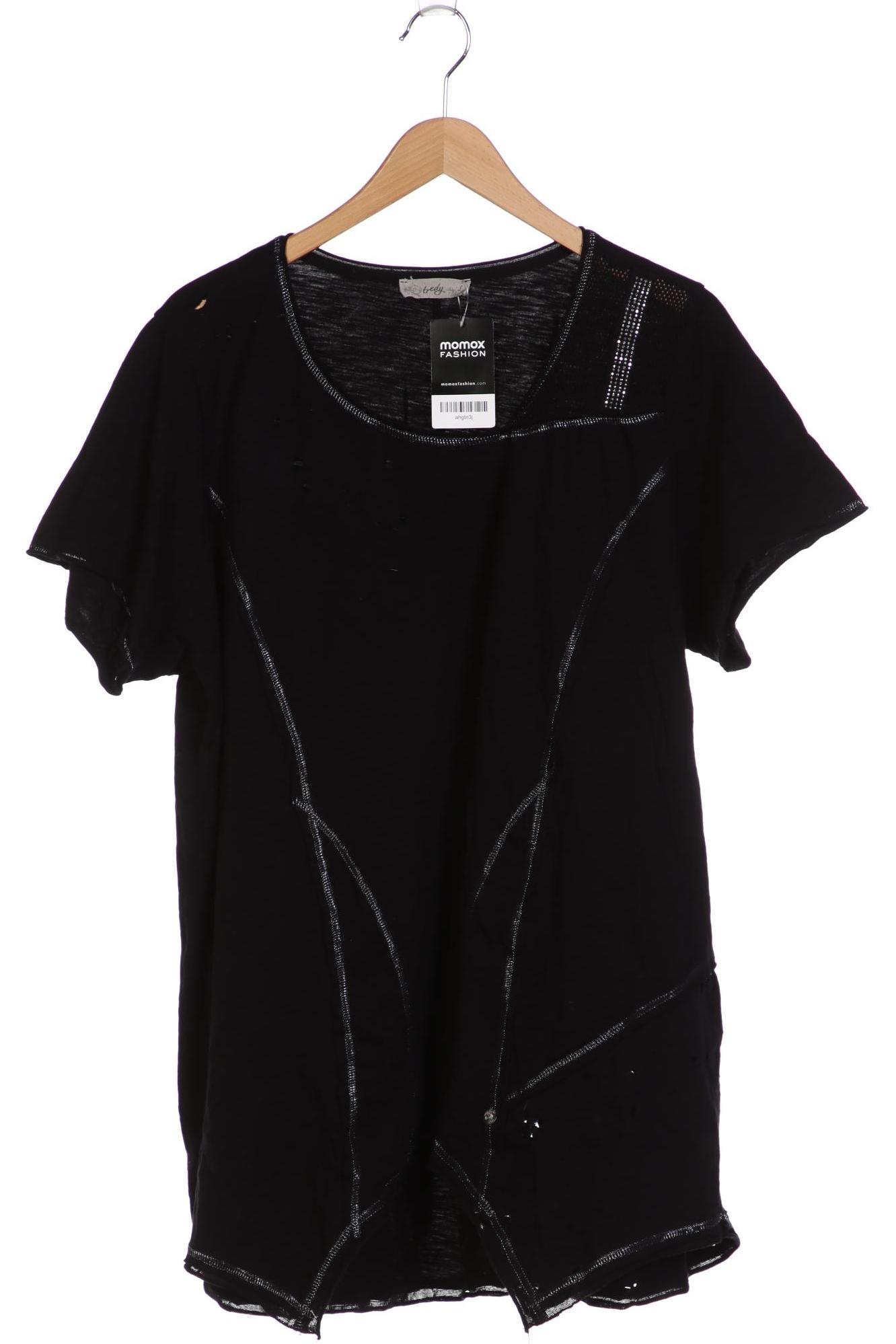 

tredy Damen T-Shirt, schwarz, Gr. 52