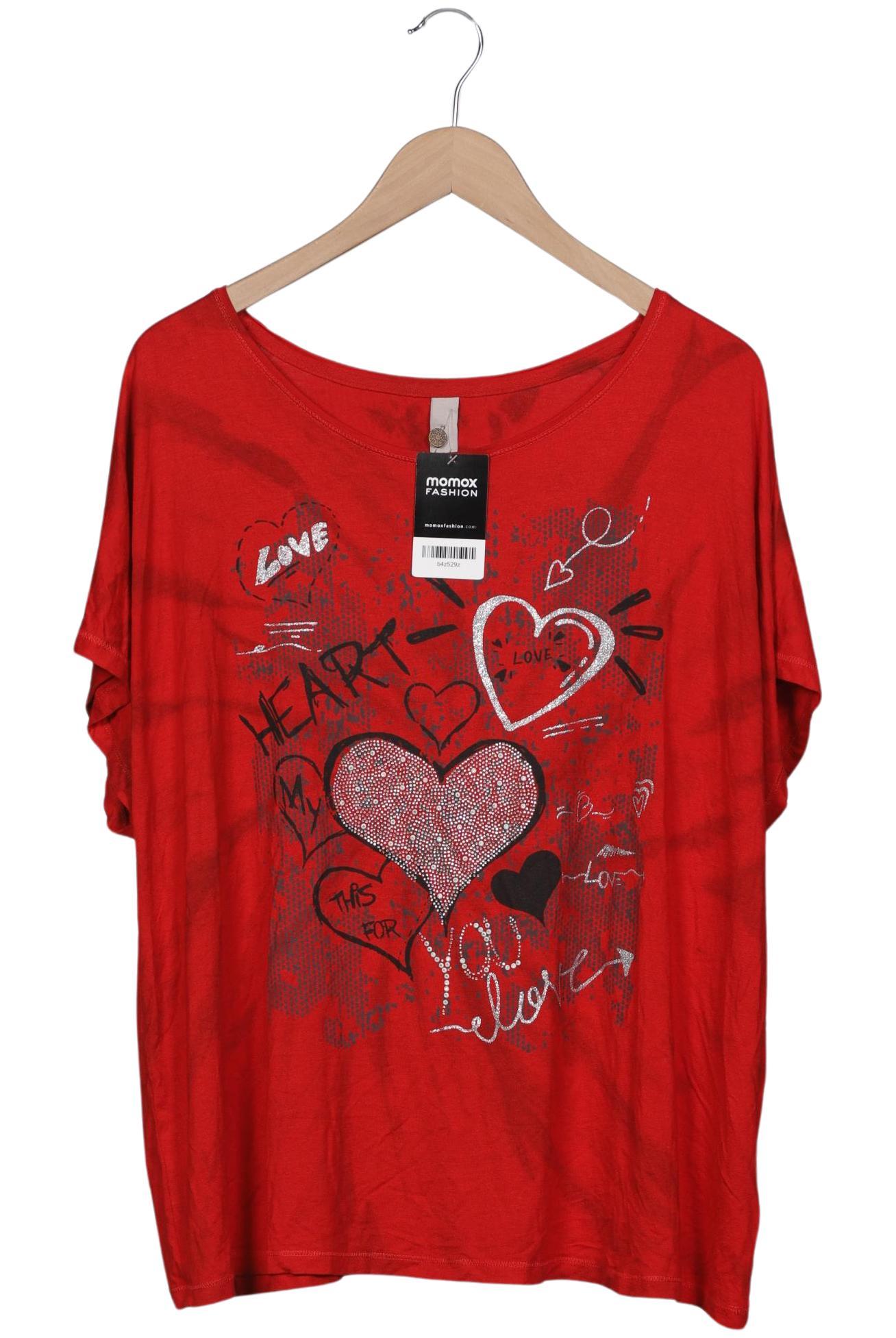 

tredy Damen T-Shirt, rot, Gr. 48