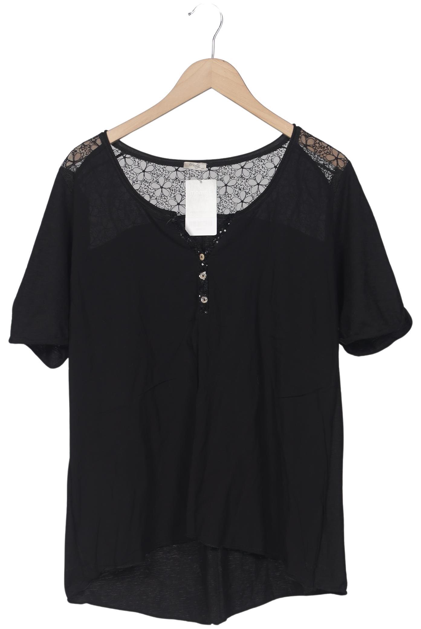 

tredy Damen T-Shirt, schwarz, Gr. 44