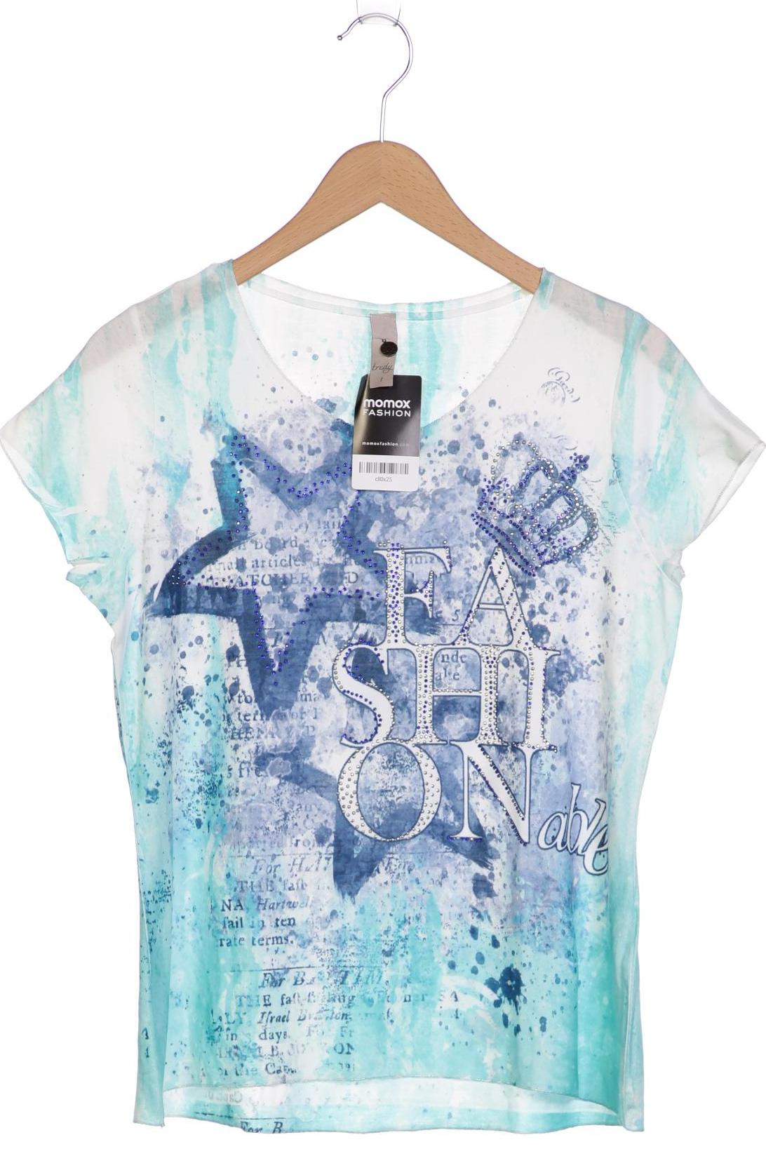 

tredy Damen T-Shirt, türkis, Gr. 38