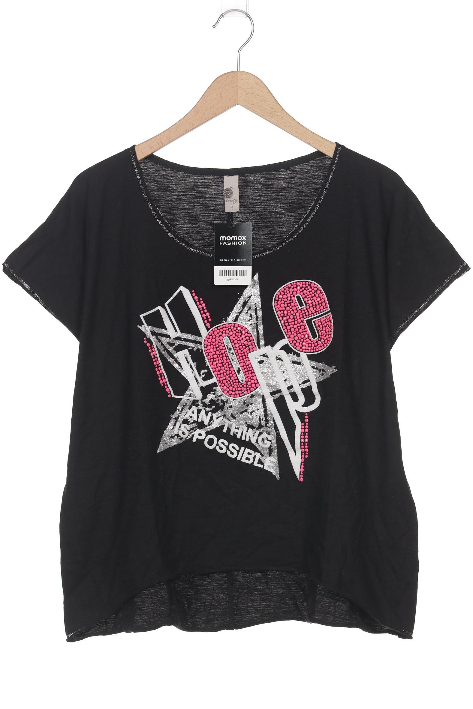 

tredy Damen T-Shirt, schwarz, Gr. 48