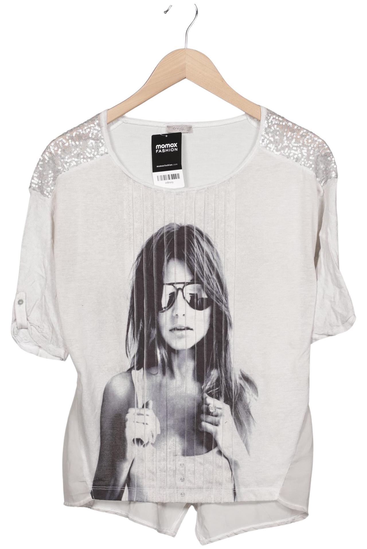 

tredy Damen T-Shirt, cremeweiß, Gr. 36