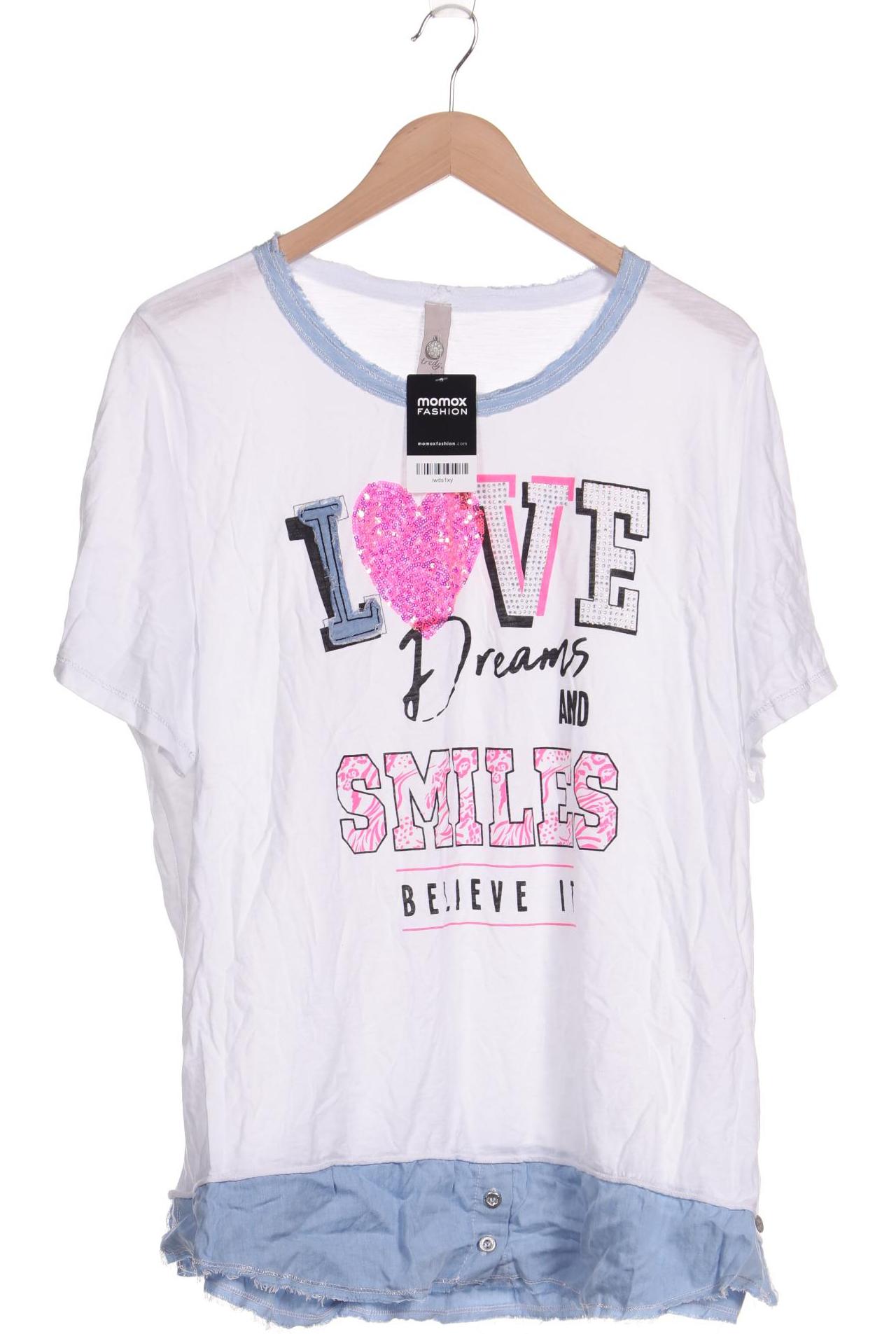 

tredy Damen T-Shirt, weiß, Gr. 46