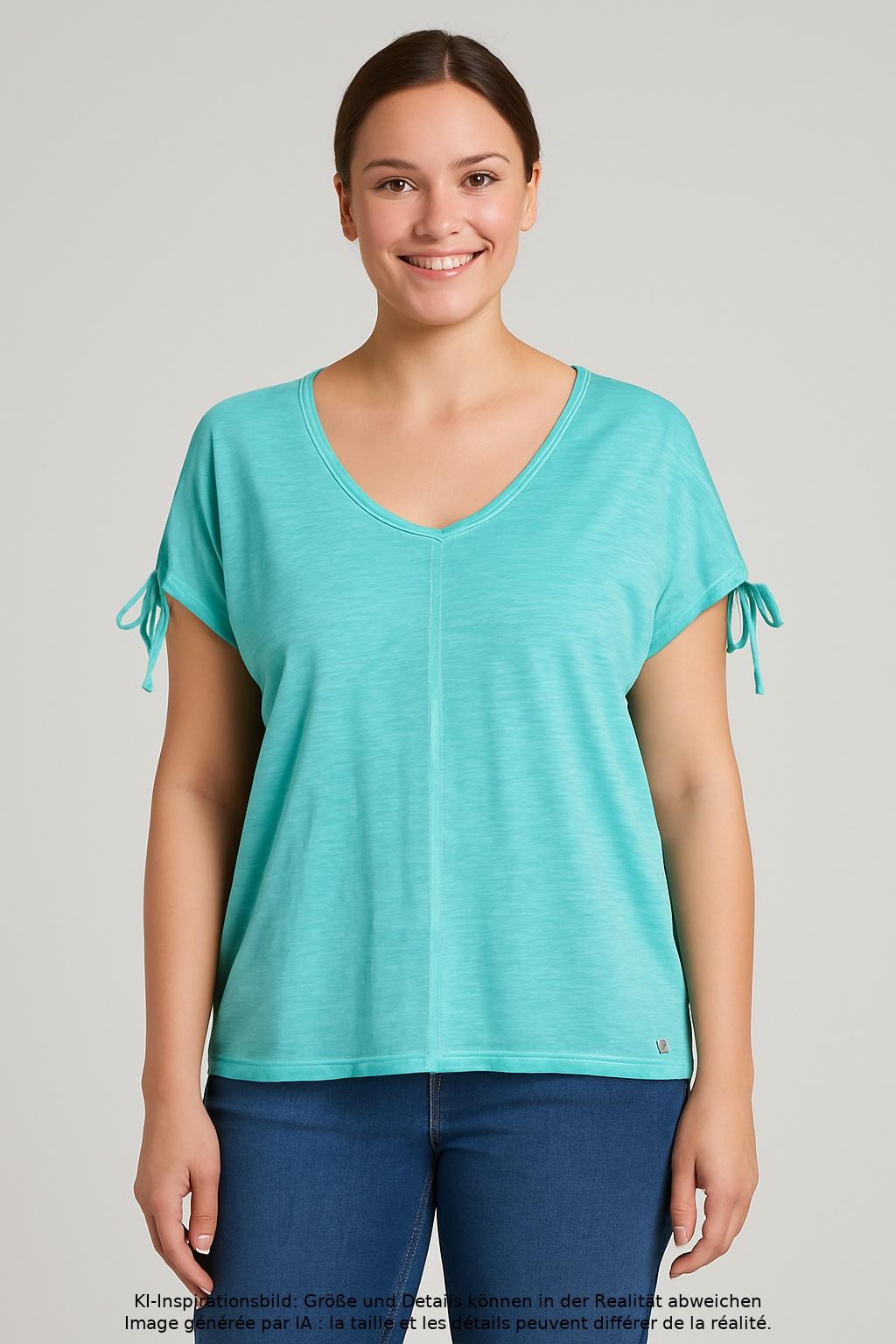 

tredy Damen T-Shirt, türkis, Gr. 44