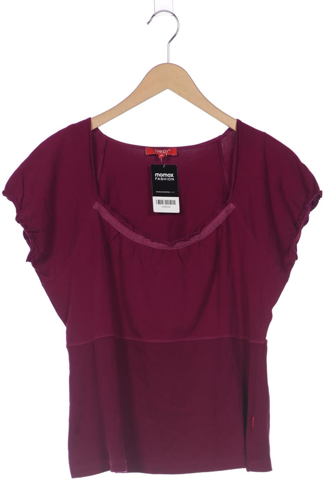 

tredy Damen T-Shirt, bordeaux, Gr. 46