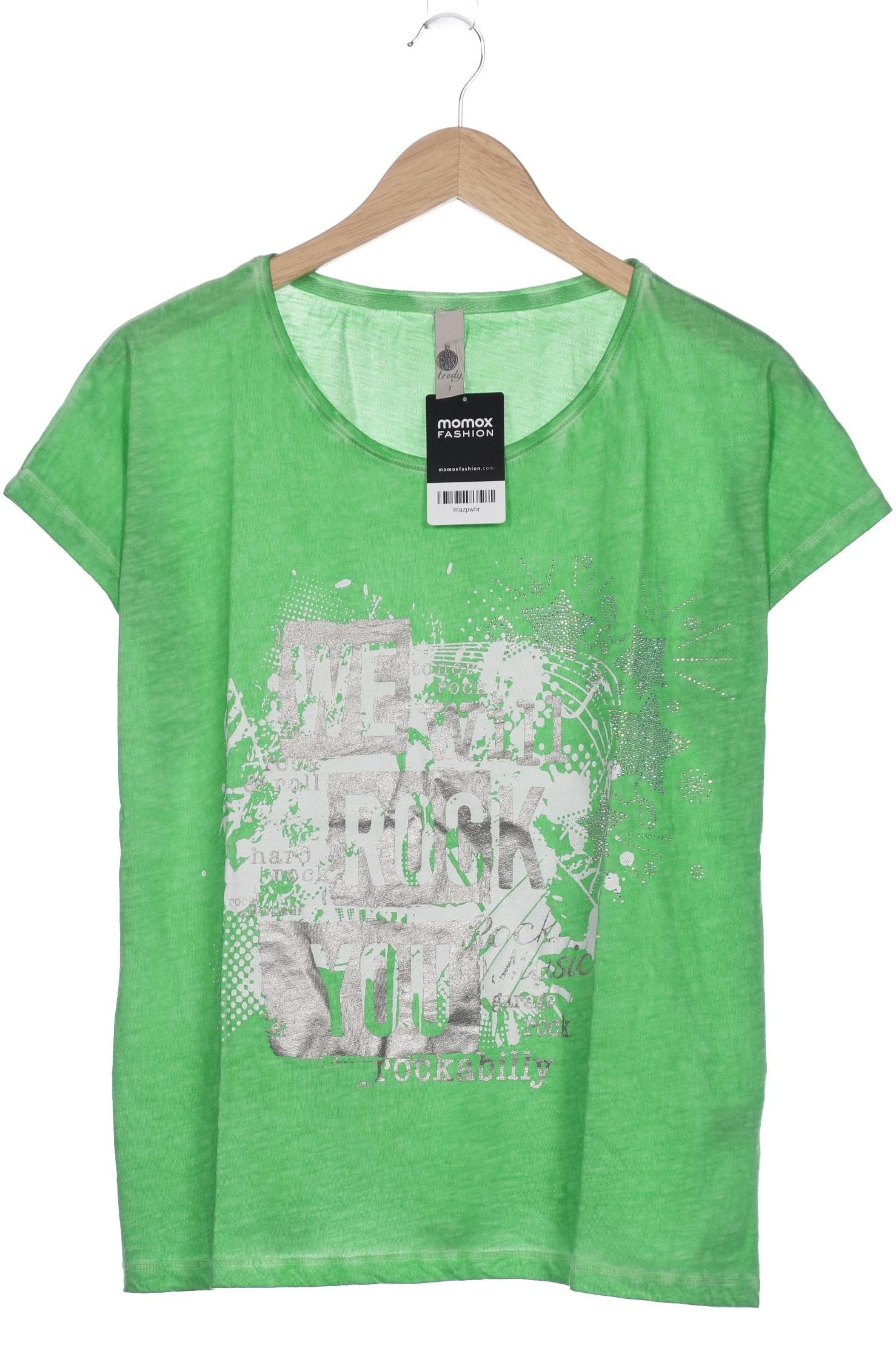 

tredy Damen T-Shirt, grün, Gr. 38