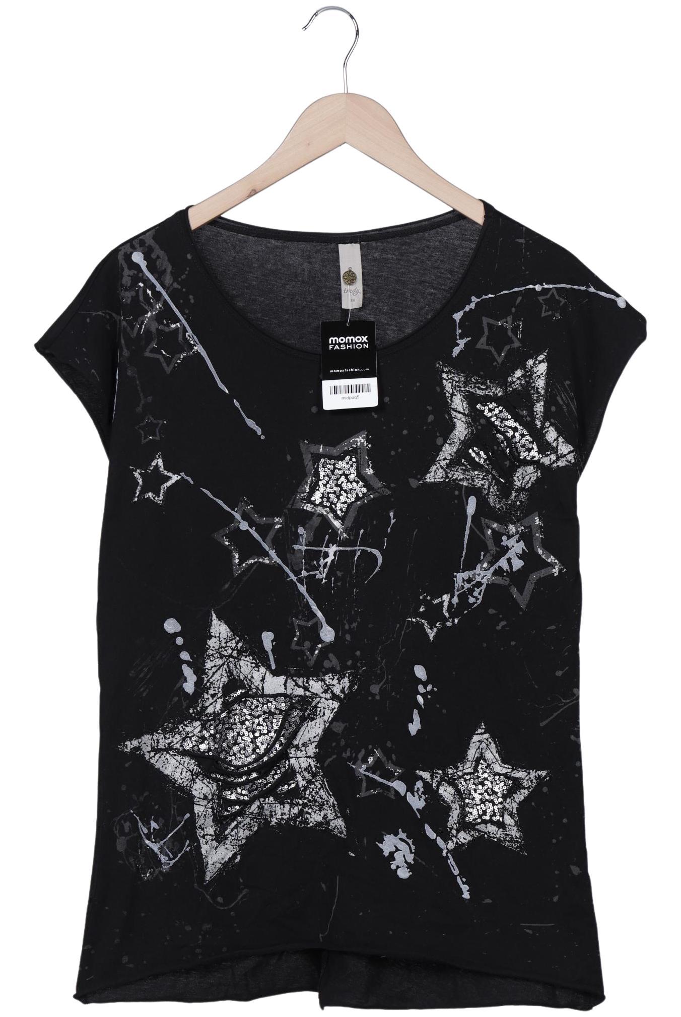 

tredy Damen T-Shirt, schwarz, Gr. 36
