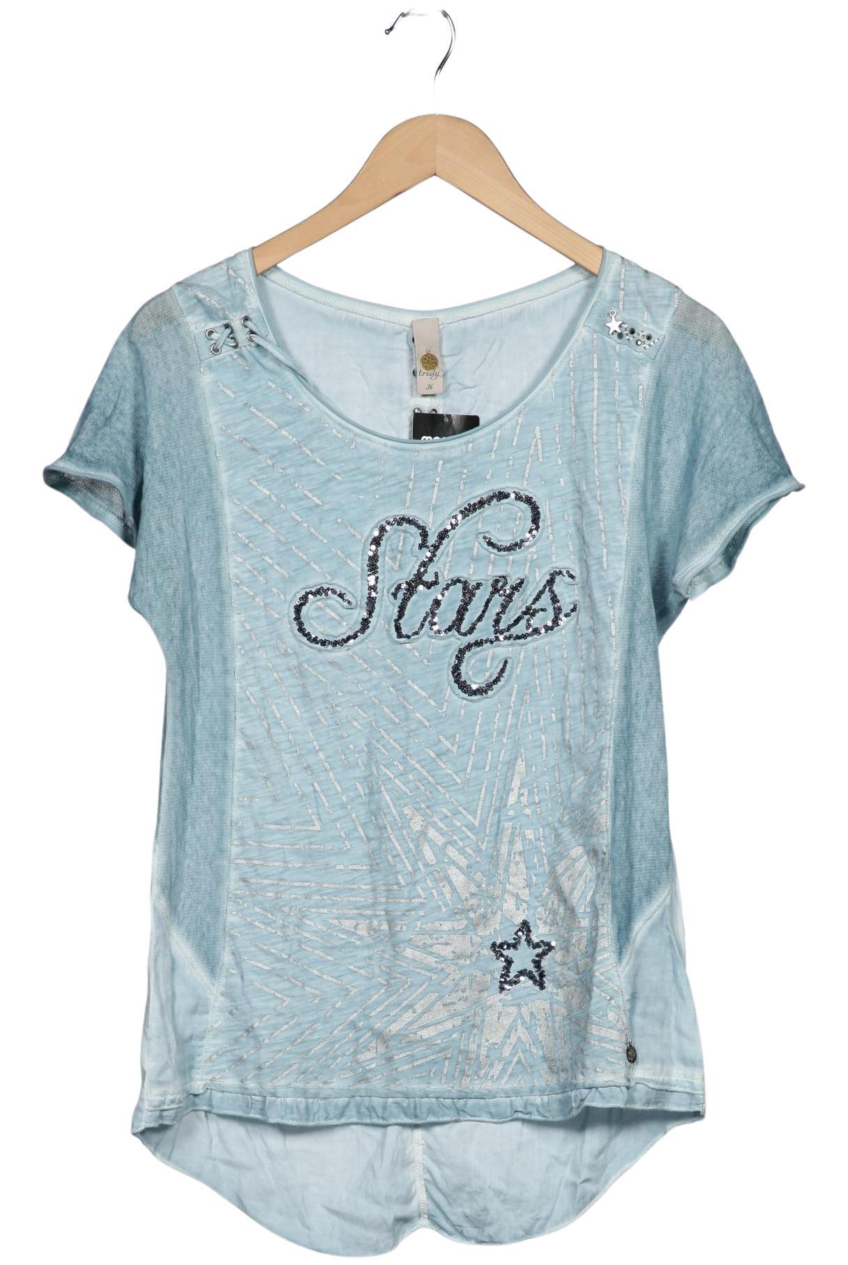 

tredy Damen T-Shirt, hellblau, Gr. 36