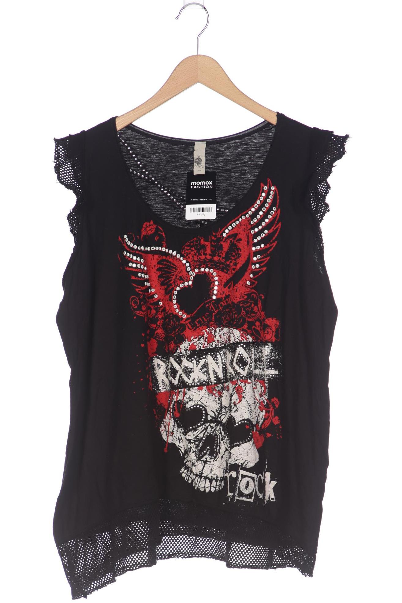 

tredy Damen T-Shirt, schwarz, Gr. 50
