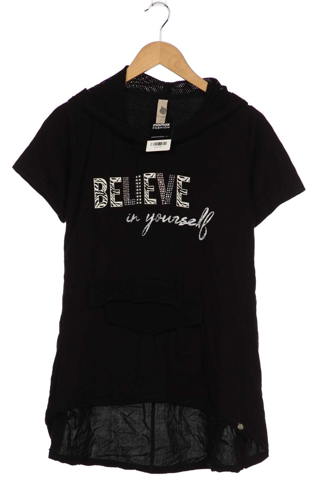 

tredy Damen T-Shirt, schwarz, Gr. 46