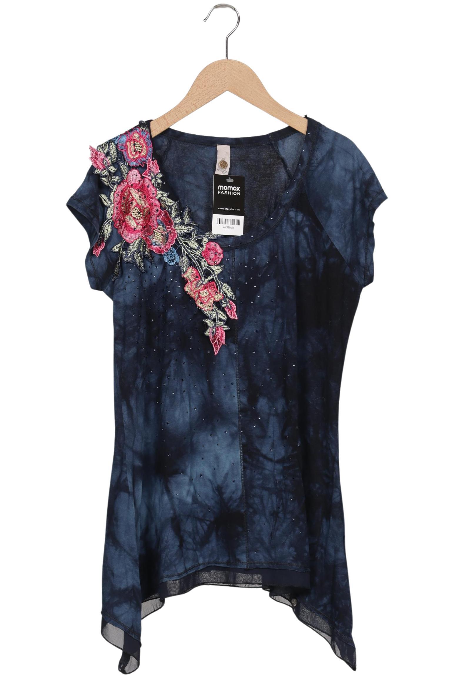 

tredy Damen T-Shirt, marineblau, Gr. 40