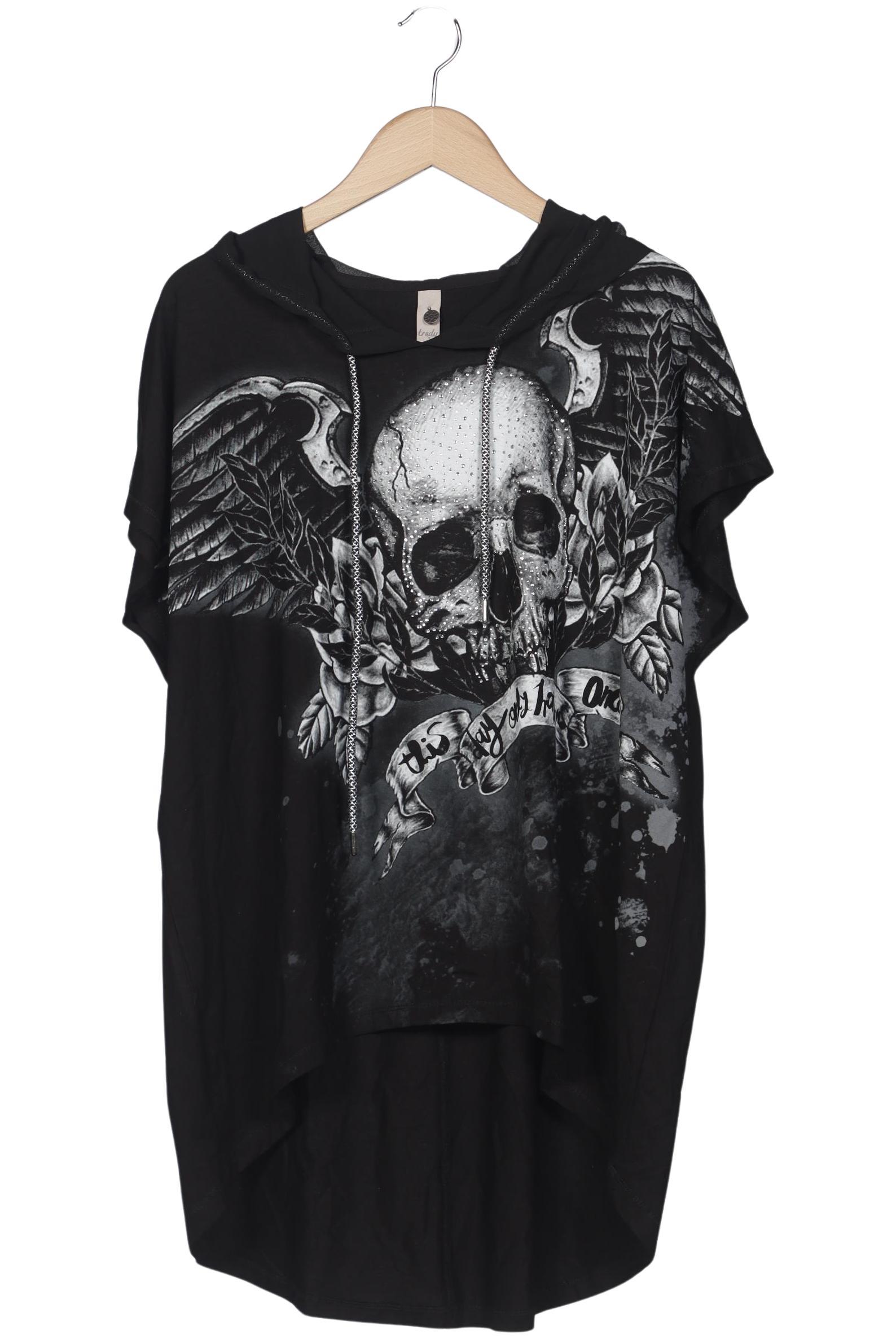 

tredy Damen T-Shirt, schwarz, Gr. 44