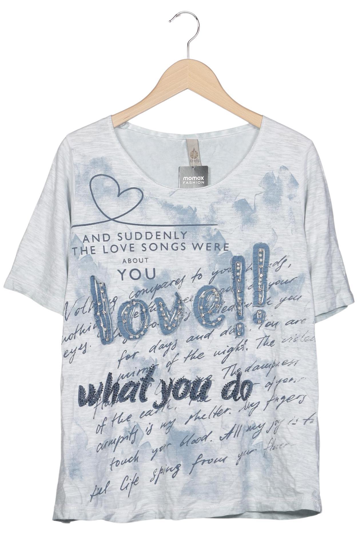 

tredy Damen T-Shirt, hellblau, Gr. 40